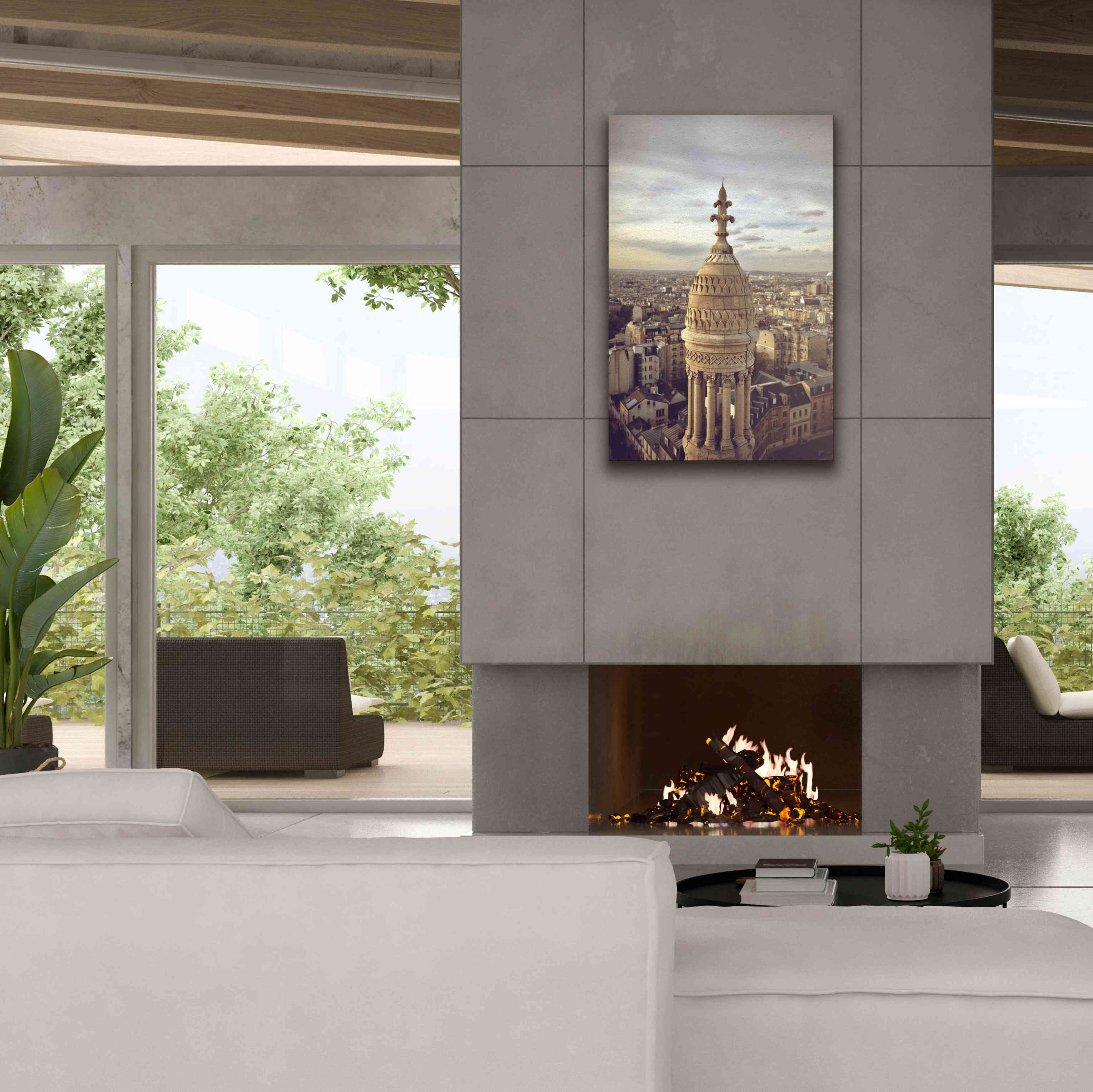 'Sacré Coeur' by Sebastien Lory, Giclee Canvas Wall Art,26 x 40