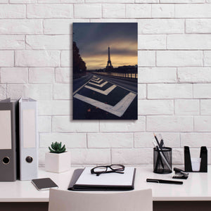 'Eiffel Tower' by Sebastien Lory, Giclee Canvas Wall Art,12 x 18