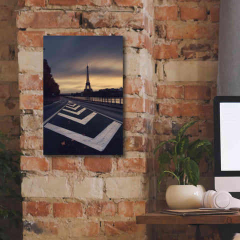 Image of 'Eiffel Tower' by Sebastien Lory, Giclee Canvas Wall Art,12 x 18