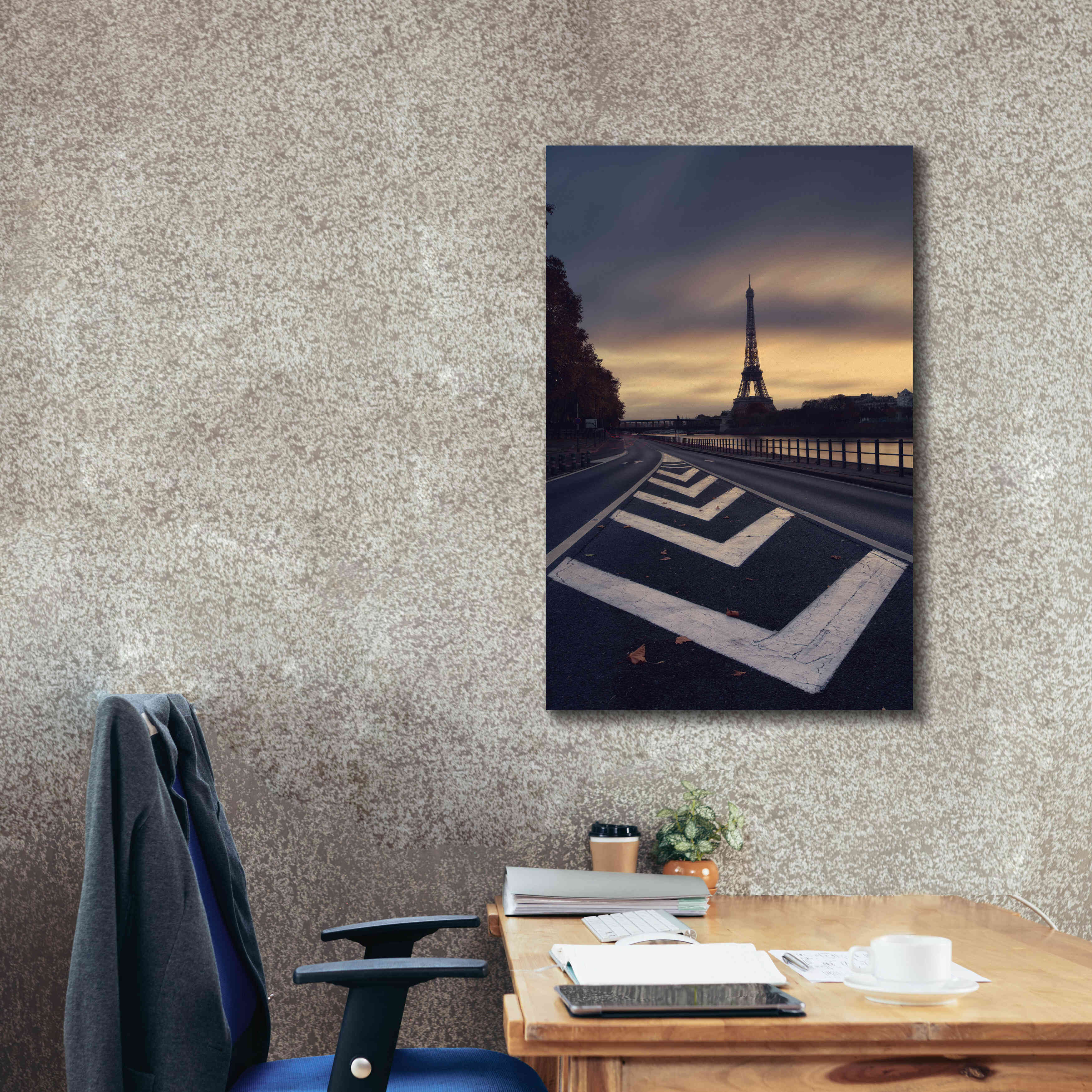 'Eiffel Tower' by Sebastien Lory, Giclee Canvas Wall Art,26 x 40
