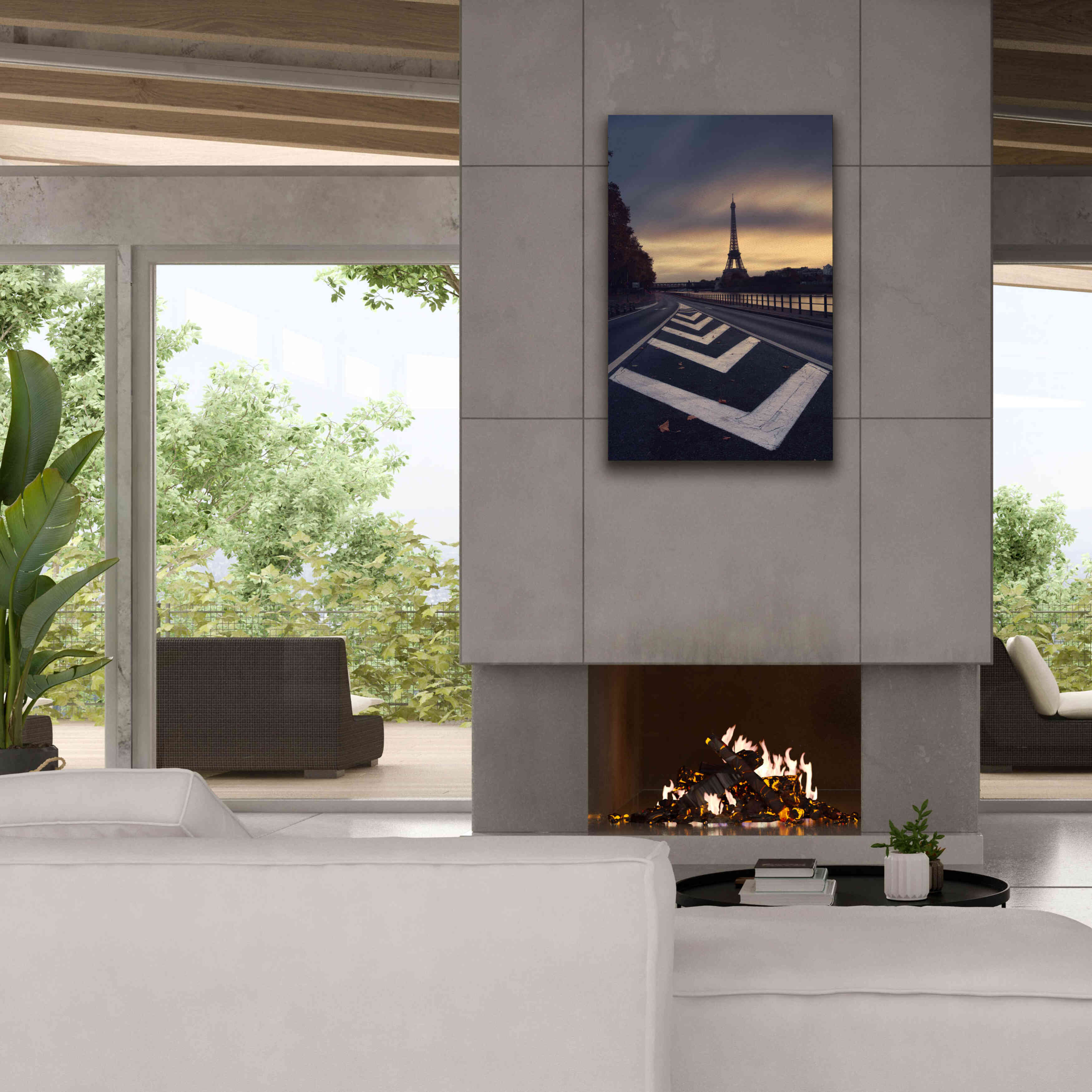 'Eiffel Tower' by Sebastien Lory, Giclee Canvas Wall Art,26 x 40
