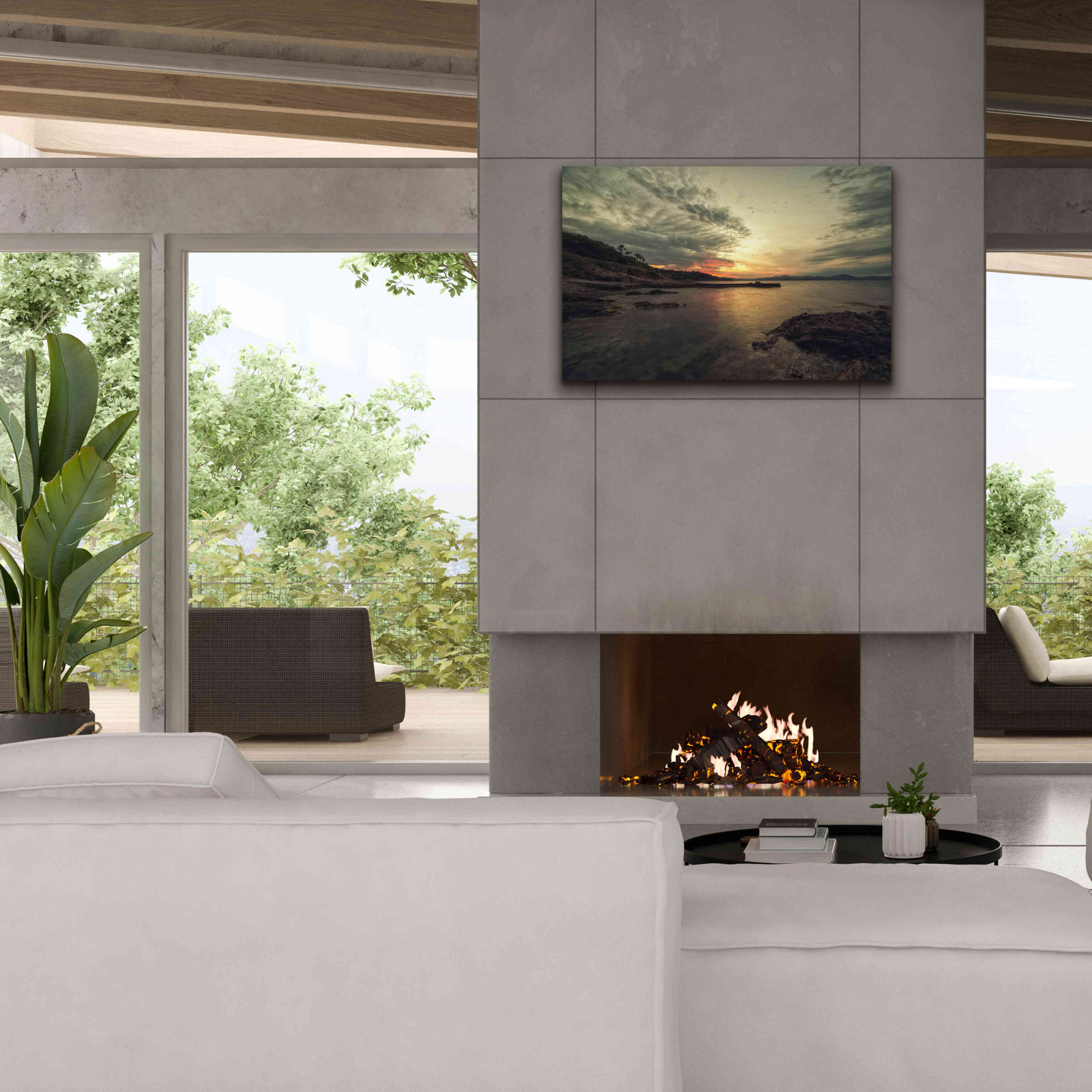 'Parc des Millionaires' by Sebastien Lory, Giclee Canvas Wall Art,40 x 26