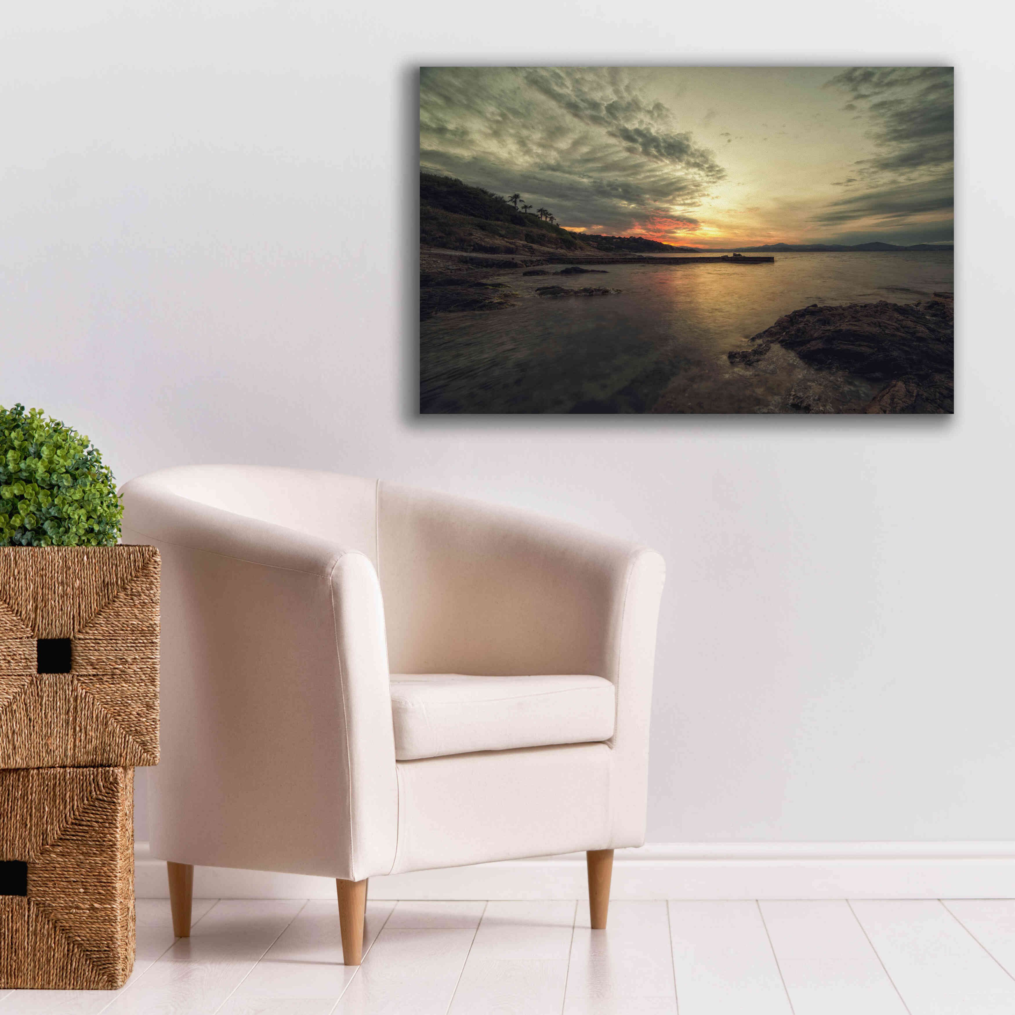 'Parc des Millionaires' by Sebastien Lory, Giclee Canvas Wall Art,40 x 26