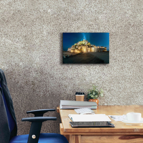 Image of 'Castle Lights' by Sebastien Lory, Giclee Canvas Wall Art,18 x 12