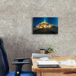 'Castle Lights' by Sebastien Lory, Giclee Canvas Wall Art,18 x 12