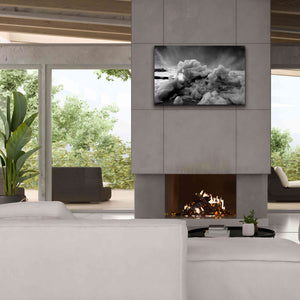 'Land Clouds' by Sebastien Lory, Giclee Canvas Wall Art,40 x 26