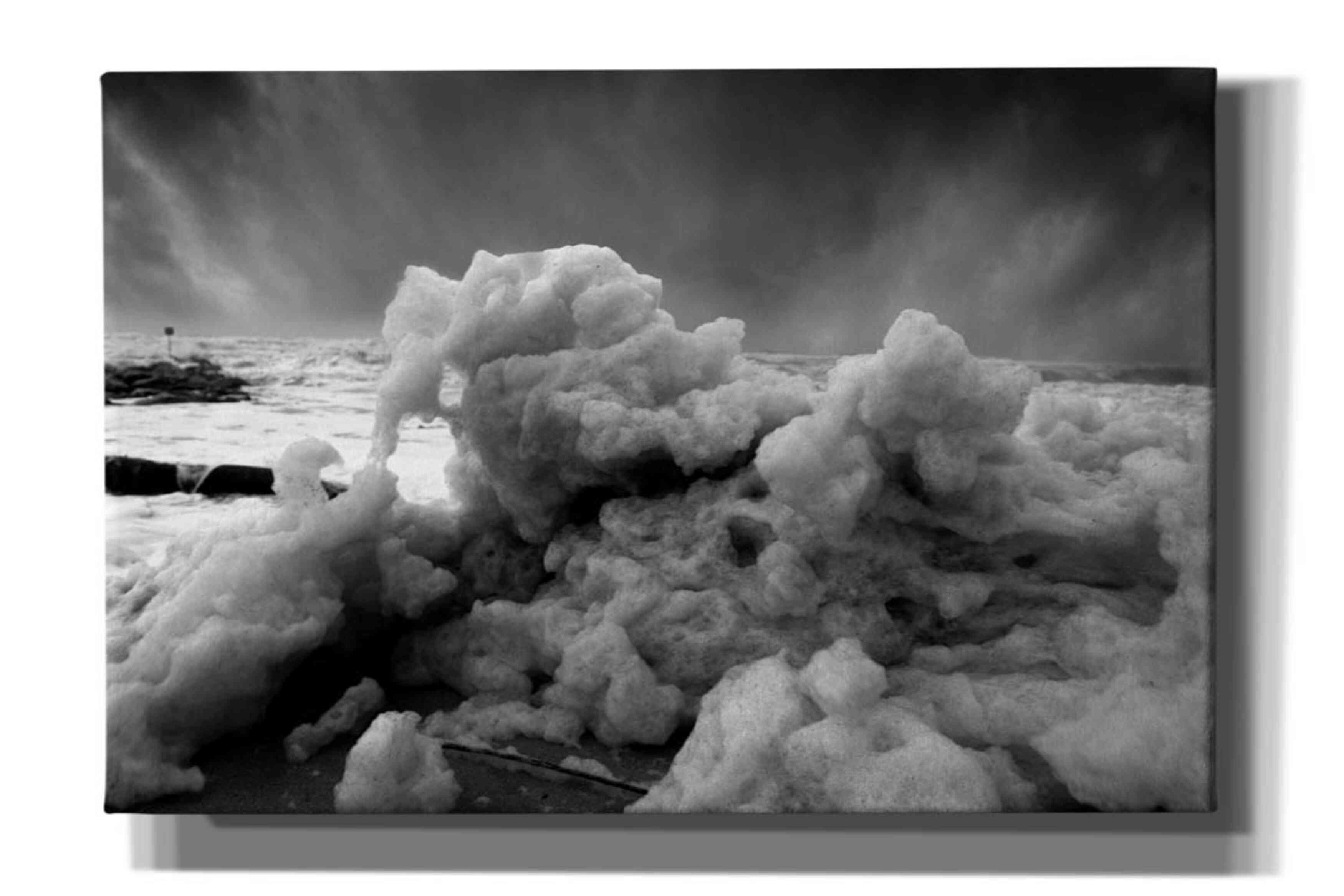 'Land Clouds' by Sebastien Lory, Giclee Canvas Wall Art
