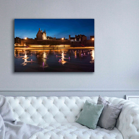 Image of 'Castle Reflections' by Sebastien Lory, Giclee Canvas Wall Art,60 x 40