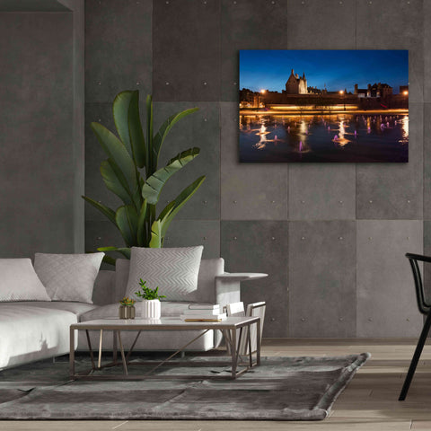 Image of 'Castle Reflections' by Sebastien Lory, Giclee Canvas Wall Art,60 x 40