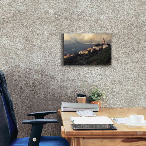 Image of 'Church' by Sebastien Lory, Giclee Canvas Wall Art,18 x 12