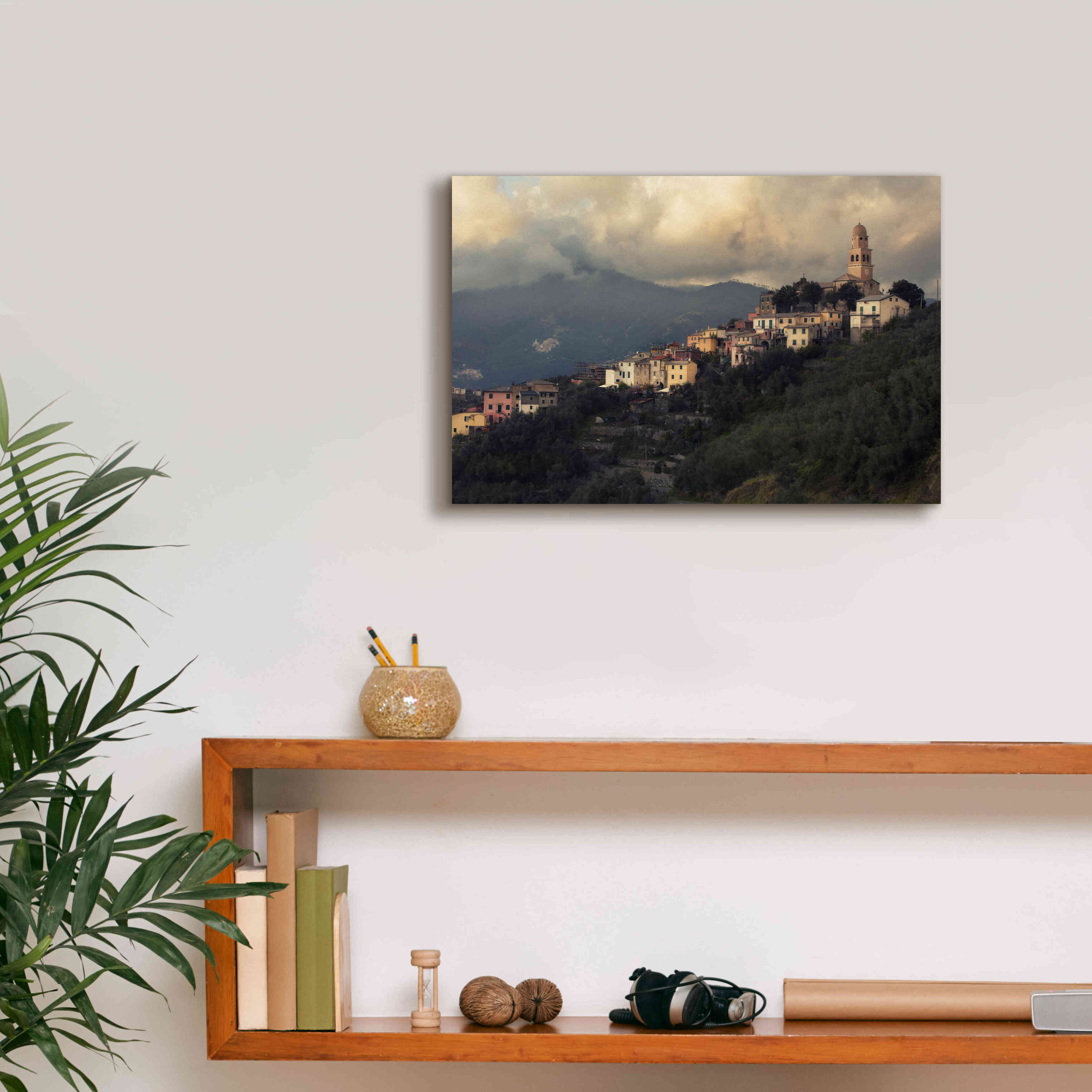 'Church' by Sebastien Lory, Giclee Canvas Wall Art,18 x 12