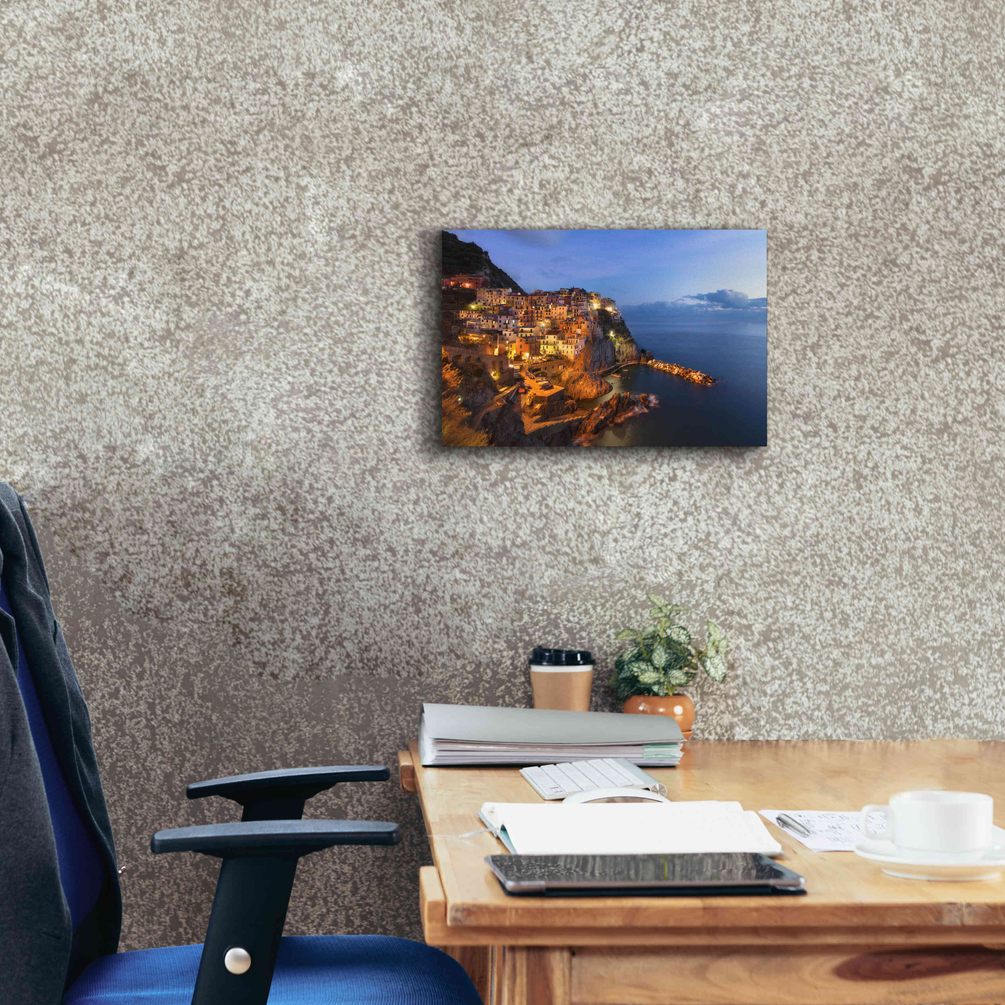 'Magestic Night' by Sebastien Lory, Giclee Canvas Wall Art,18 x 12