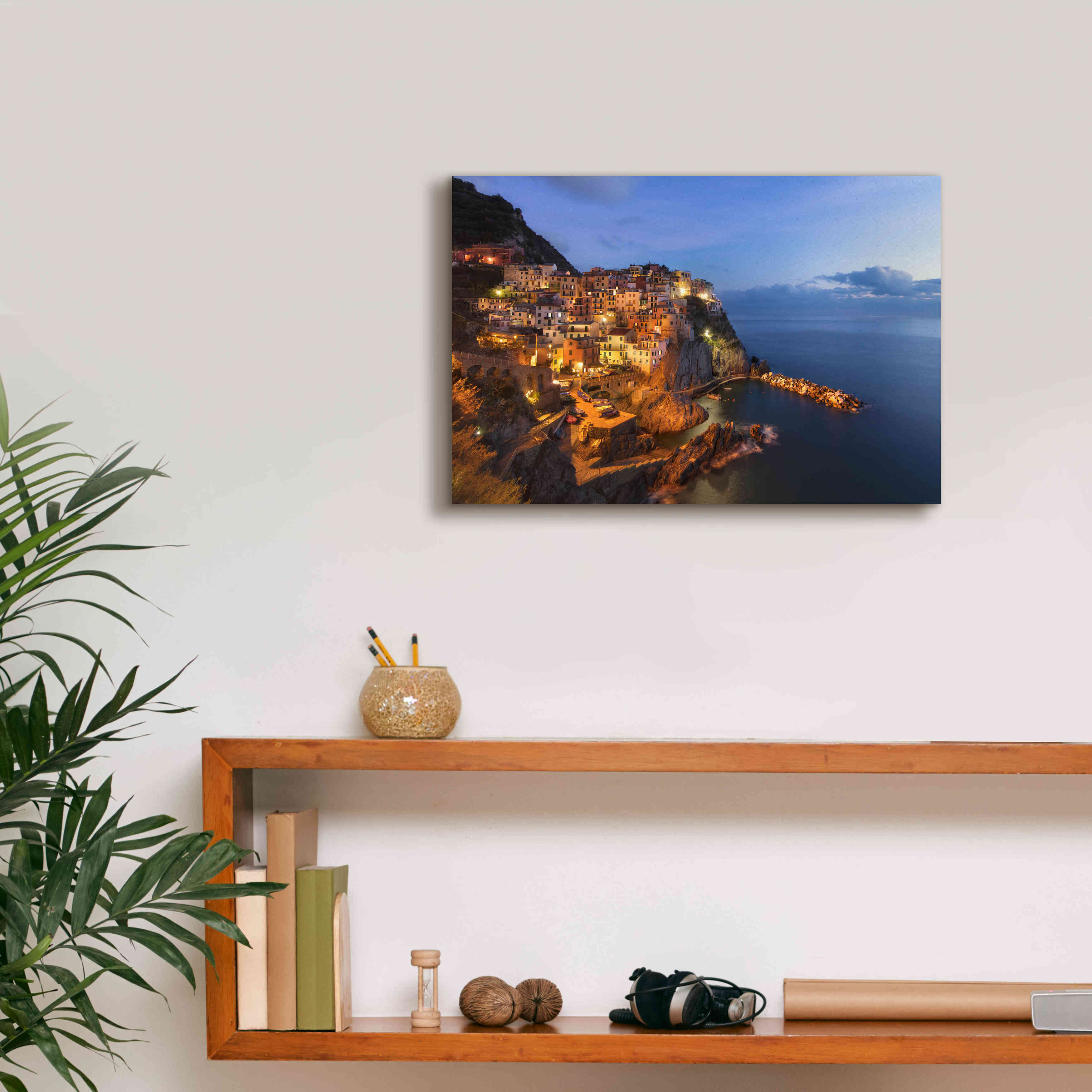 'Magestic Night' by Sebastien Lory, Giclee Canvas Wall Art,18 x 12