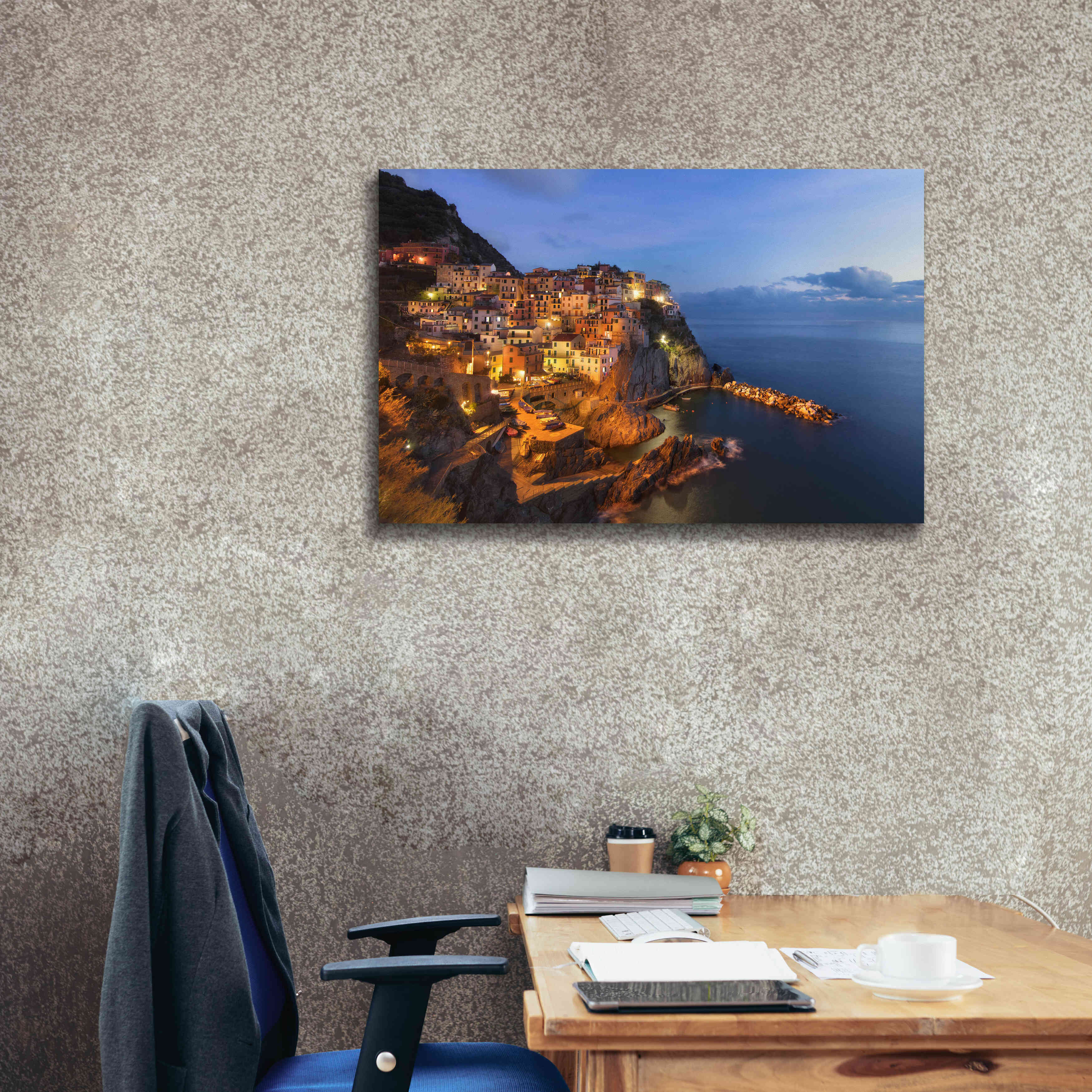 'Magestic Night' by Sebastien Lory, Giclee Canvas Wall Art,40 x 26