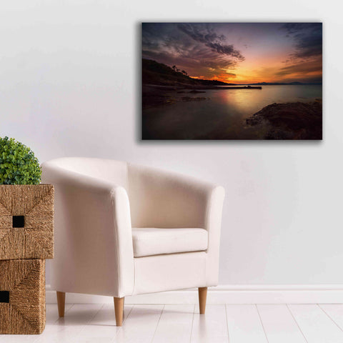 Image of 'Fiery Sunset' by Sebastien Lory, Giclee Canvas Wall Art,40 x 26