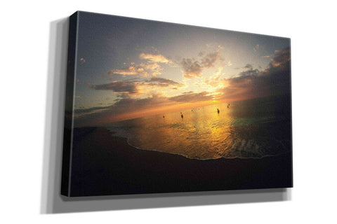 Image of 'Fiery Ocean' by Sebastien Lory, Giclee Canvas Wall Art
