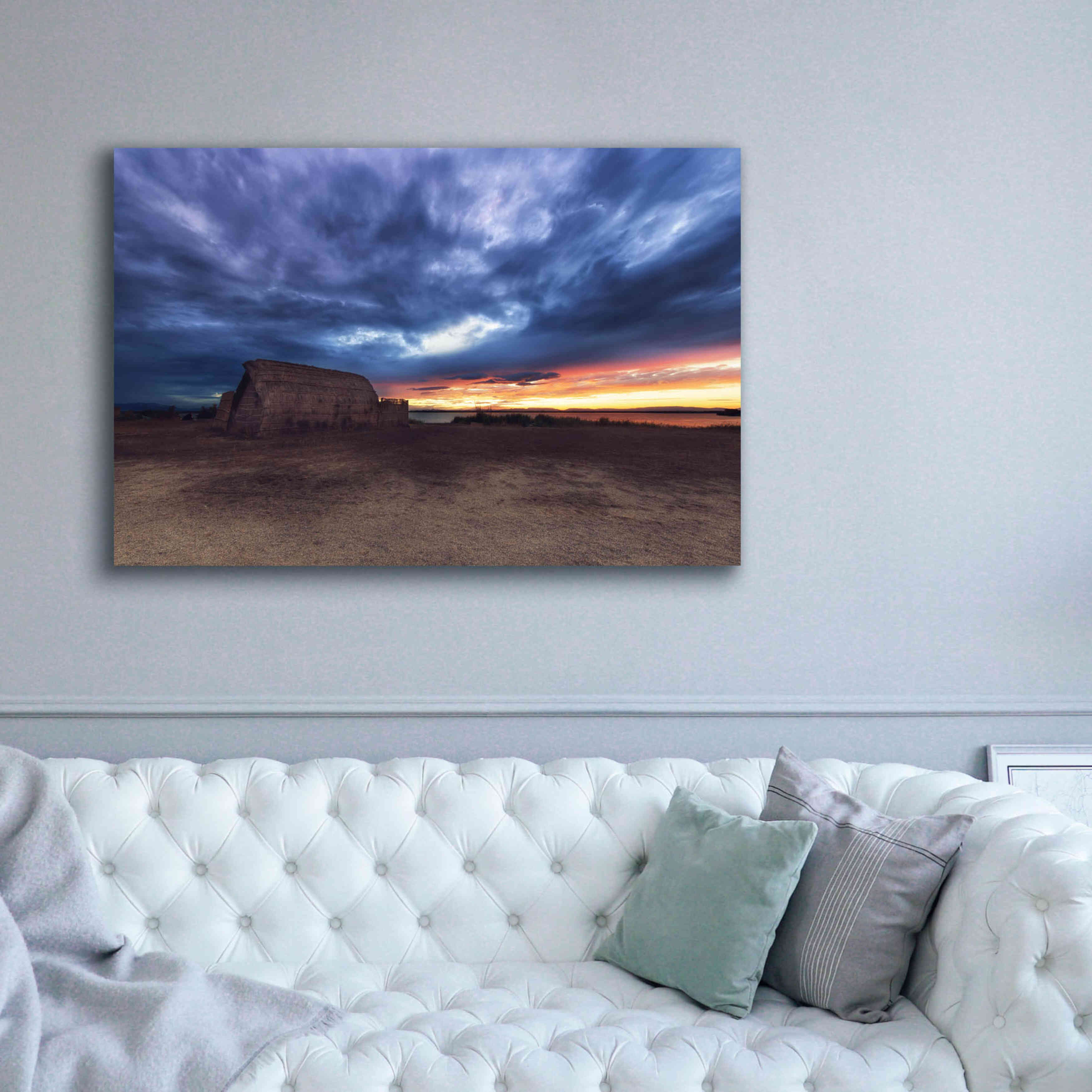 'Stormy Sky' by Sebastien Lory, Giclee Canvas Wall Art,60 x 40