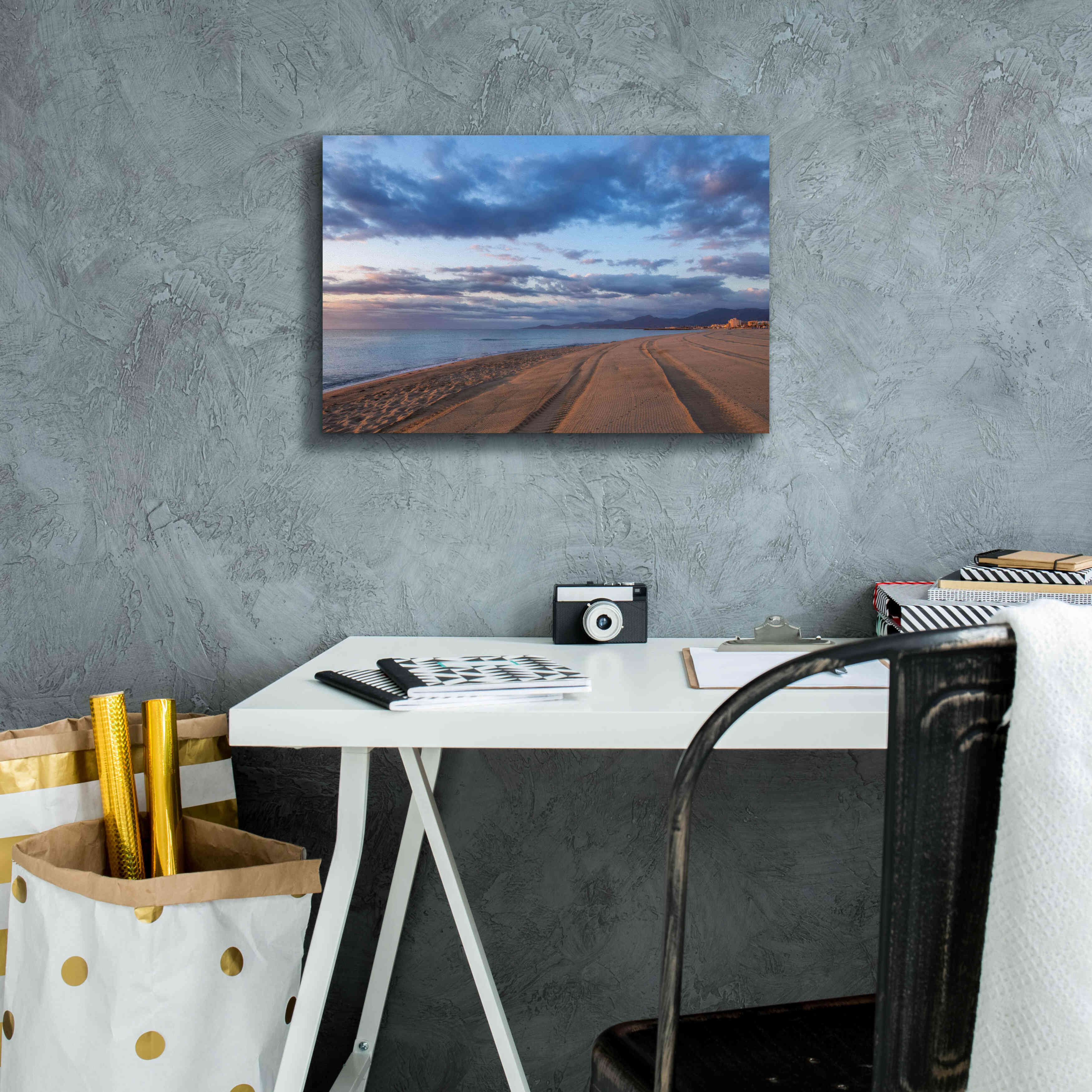 'Saint Cyprien 79' by Sebastien Lory, Giclee Canvas Wall Art,18 x 12