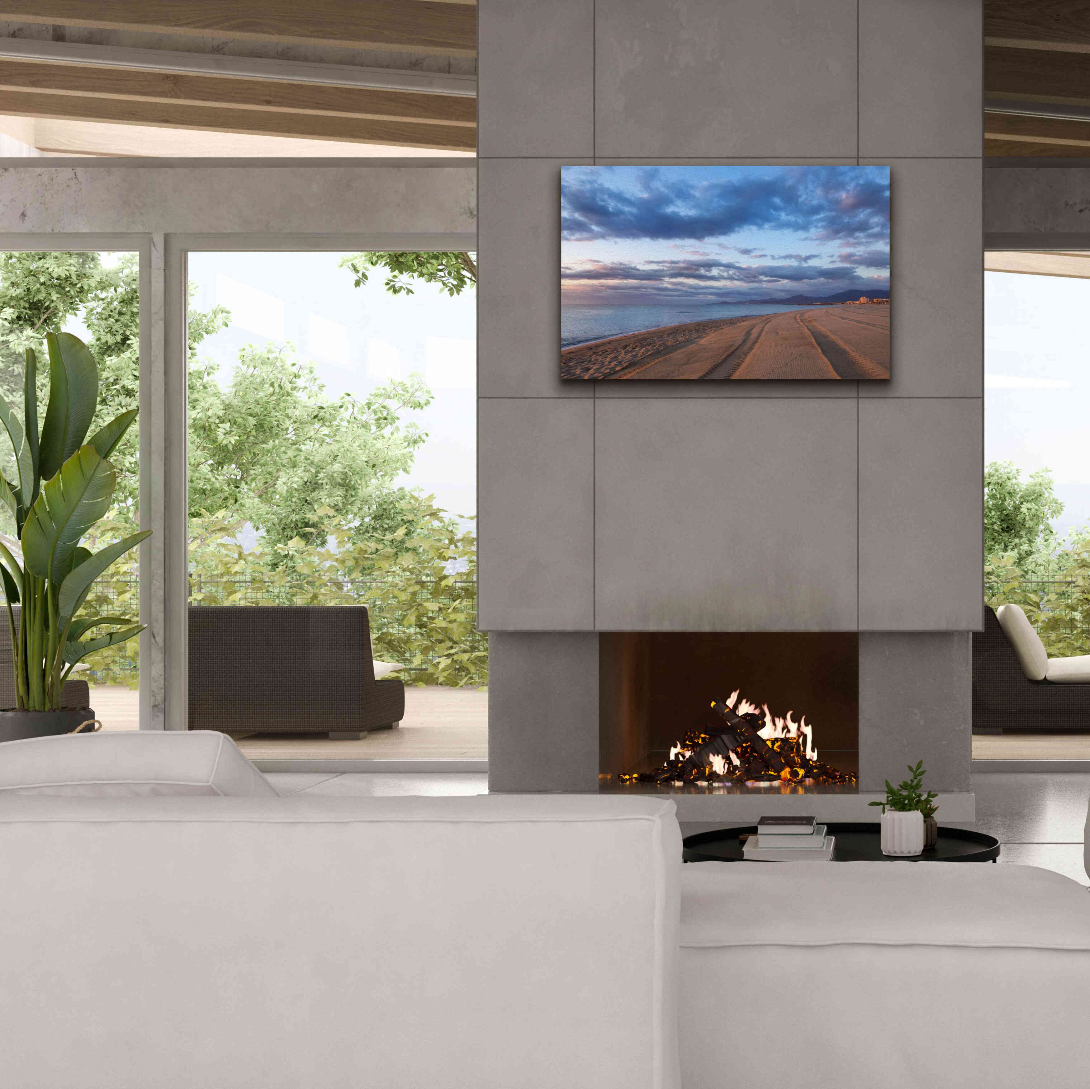 'Saint Cyprien 79' by Sebastien Lory, Giclee Canvas Wall Art,40 x 26