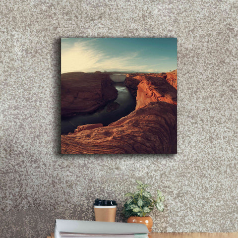 Image of 'Mistery Canyon II' by Sebastien Lory, Giclee Canvas Wall Art,18 x 18