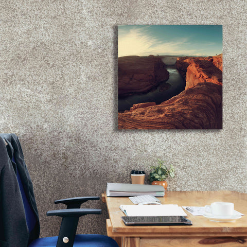 Image of 'Mistery Canyon II' by Sebastien Lory, Giclee Canvas Wall Art,26 x 26