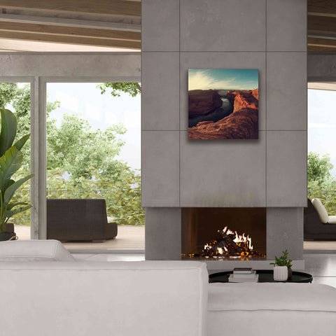 Image of 'Mistery Canyon II' by Sebastien Lory, Giclee Canvas Wall Art,26 x 26