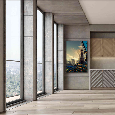 Image of 'Eiffel Vegas' by Sebastien Lory, Giclee Canvas Wall Art,40 x 60