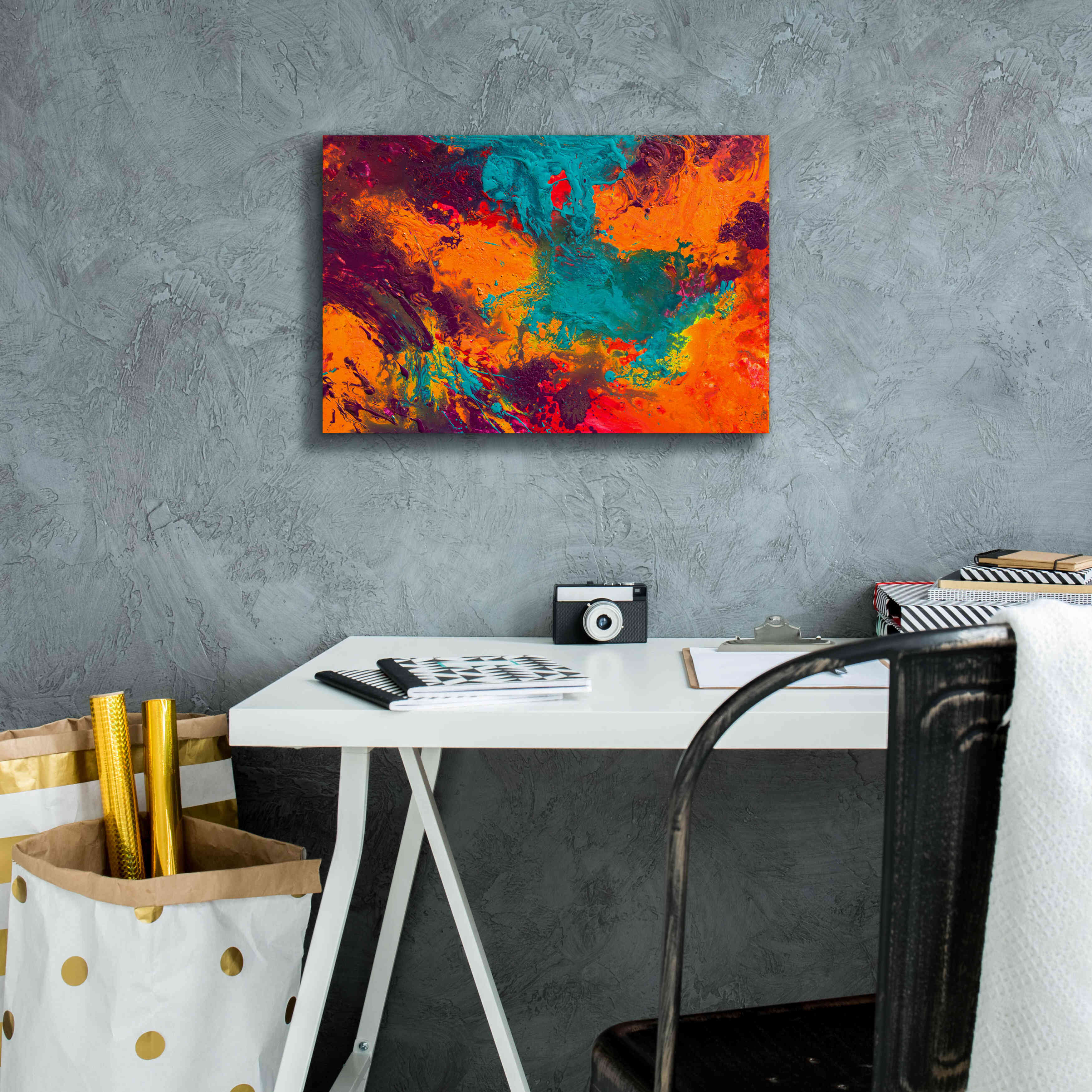 'Creation of America' by Jace D McTier, Giclee Canvas Wall Art,18 x 12