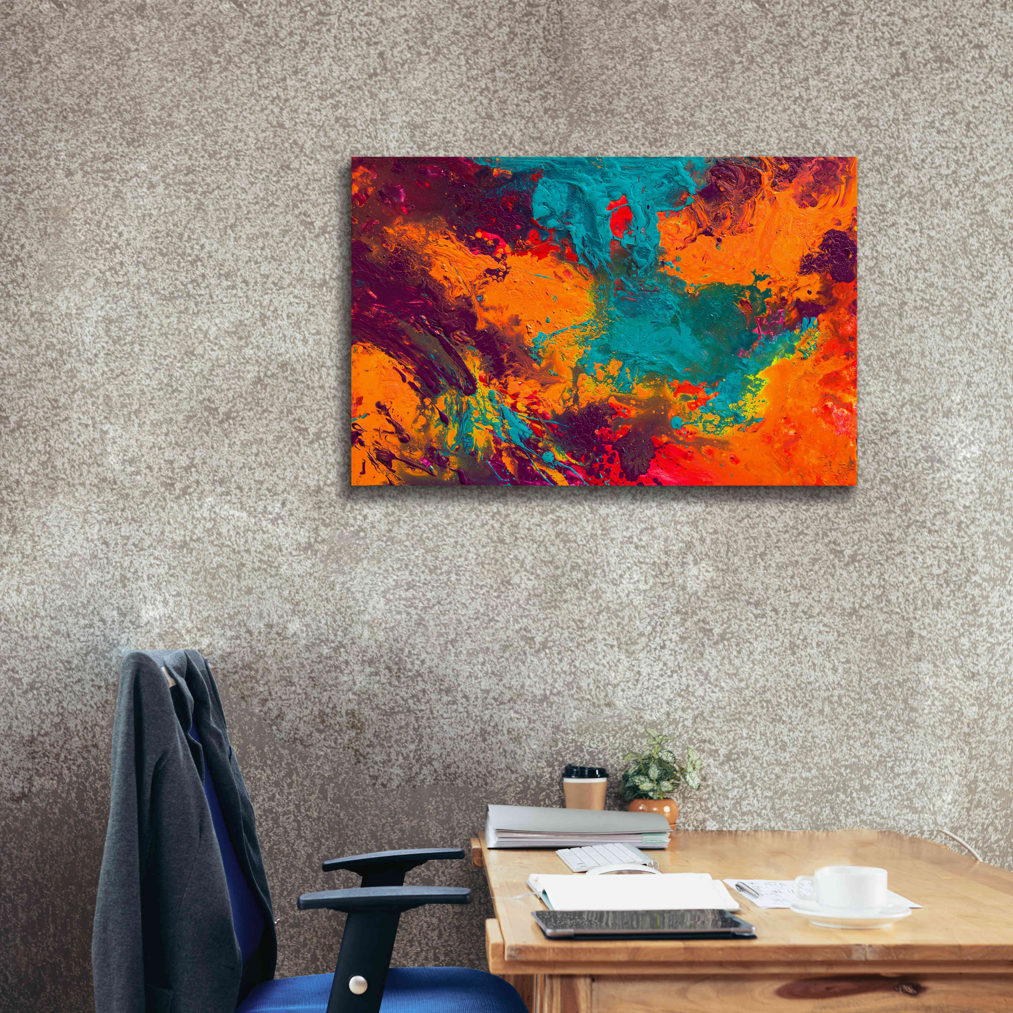 'Creation of America' by Jace D McTier, Giclee Canvas Wall Art,40 x 26