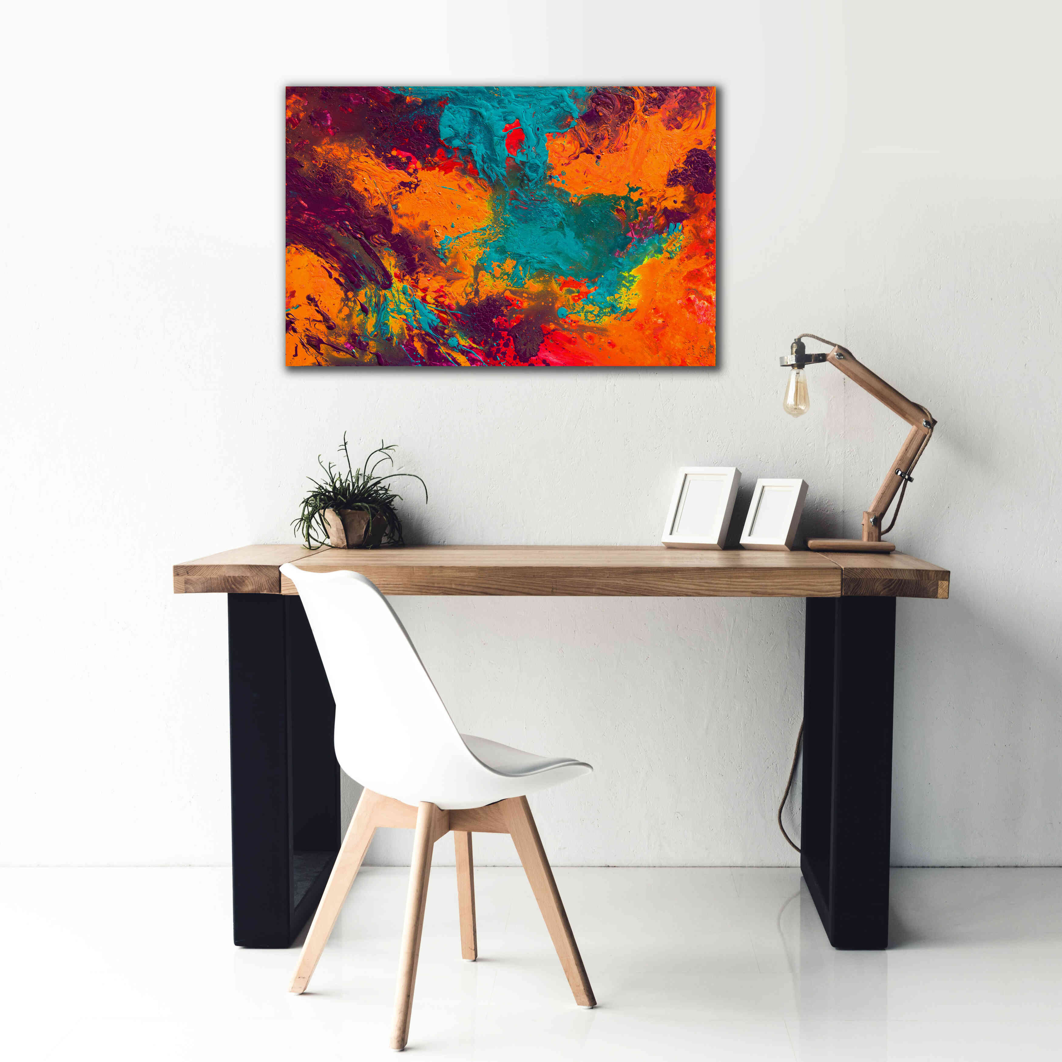 'Creation of America' by Jace D McTier, Giclee Canvas Wall Art,40 x 26