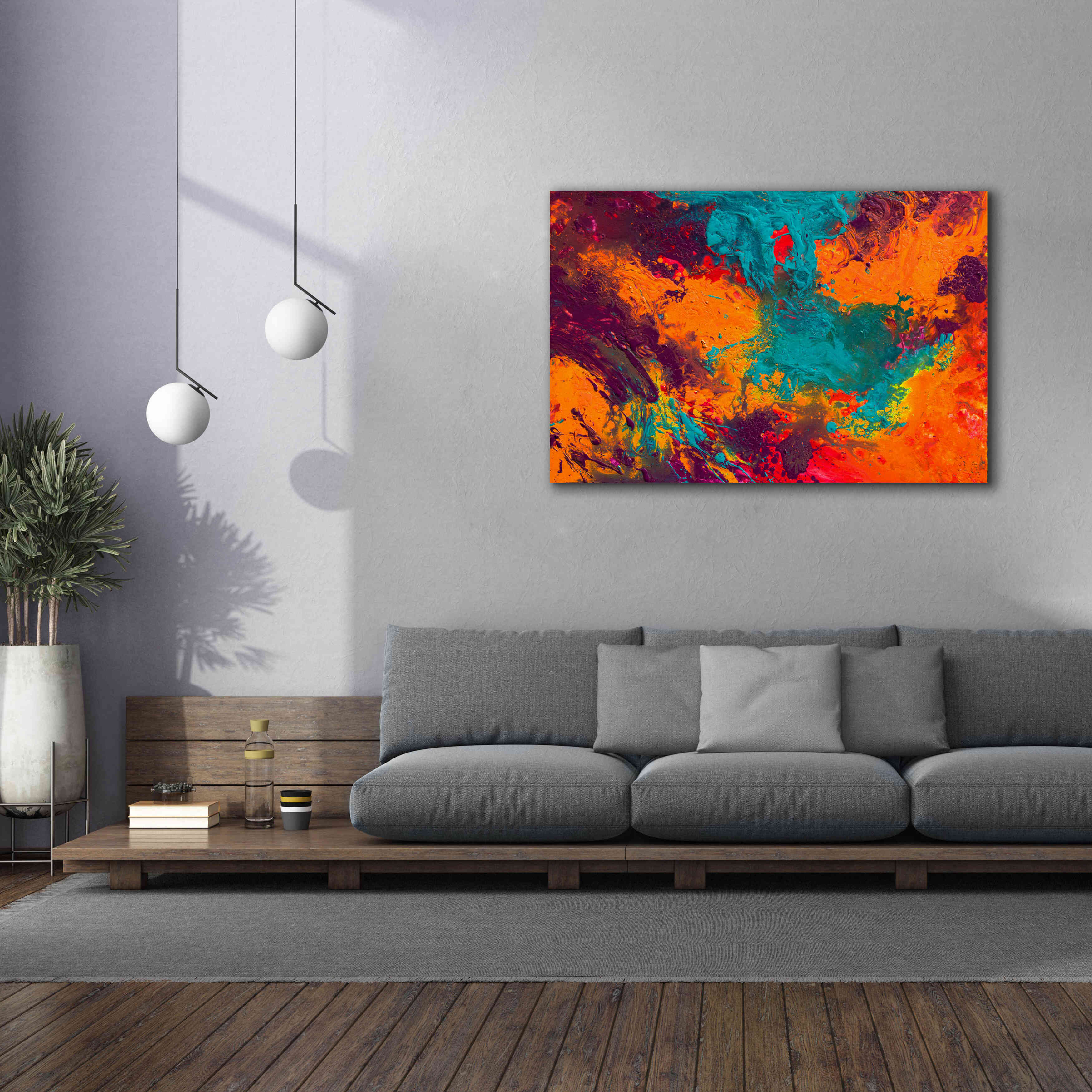 'Creation of America' by Jace D McTier, Giclee Canvas Wall Art,60 x 40