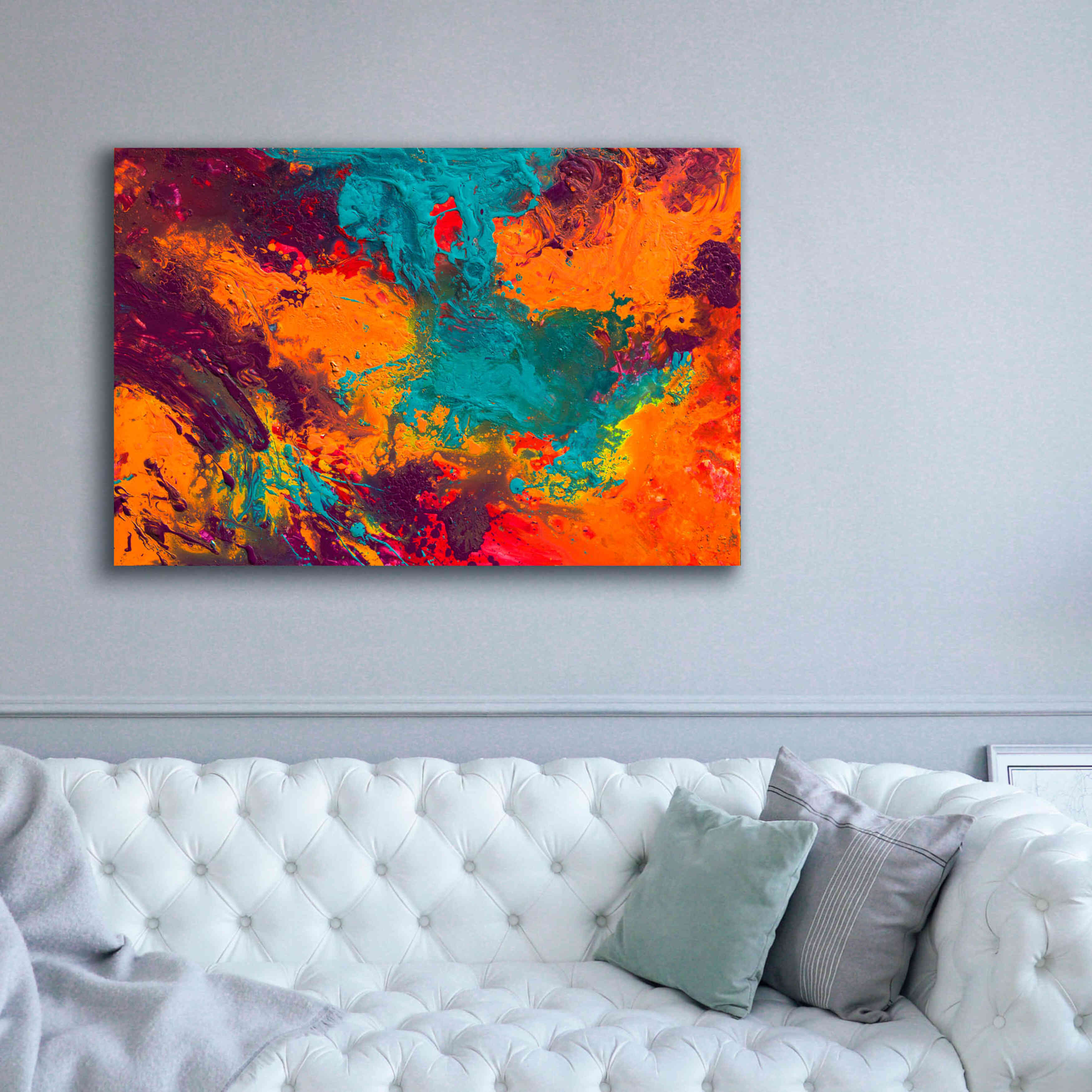 'Creation of America' by Jace D McTier, Giclee Canvas Wall Art,60 x 40