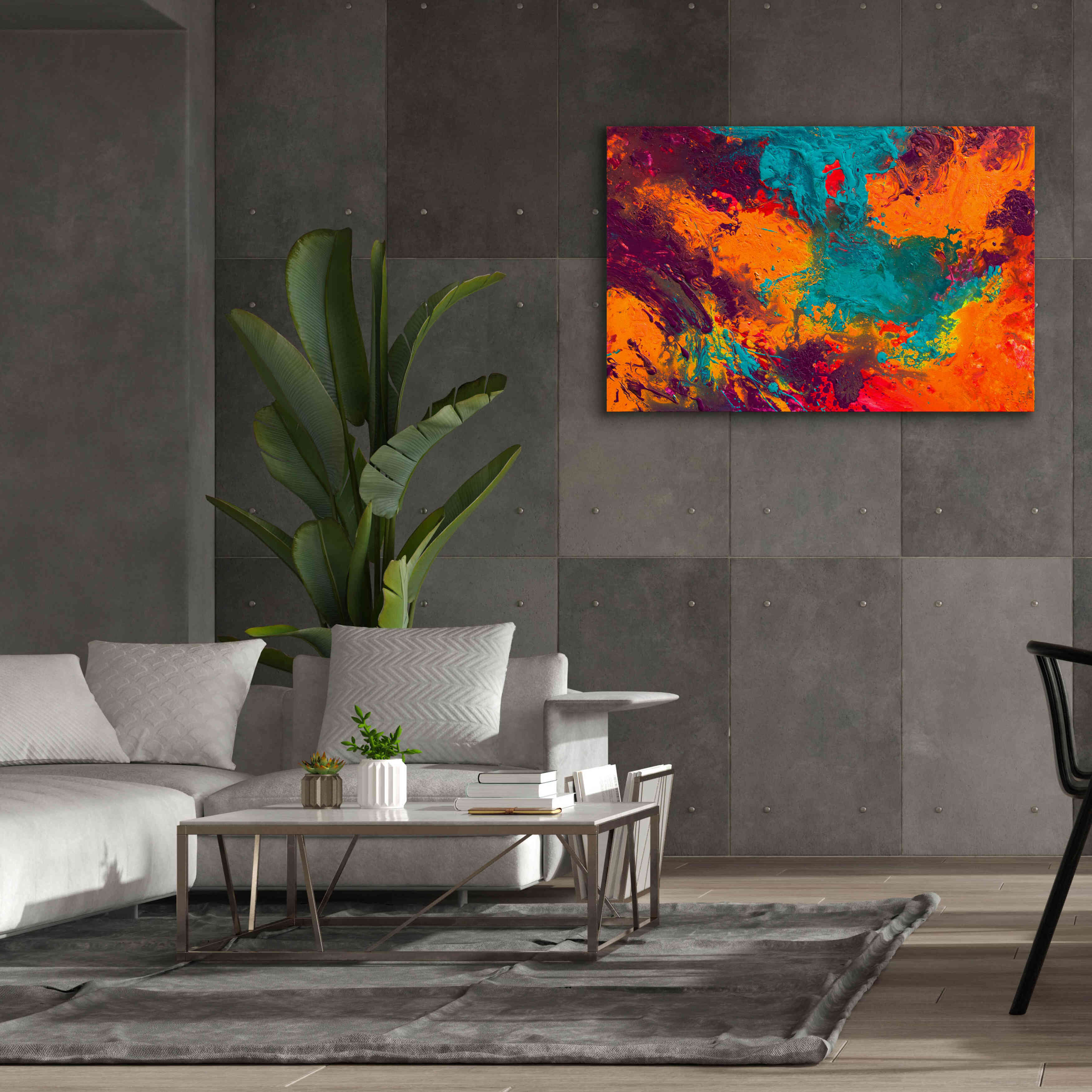 'Creation of America' by Jace D McTier, Giclee Canvas Wall Art,60 x 40
