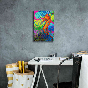'Miniature Majesty of the Ocean Orange Caribbe' by Jace D McTier, Giclee Canvas Wall Art,12 x 18