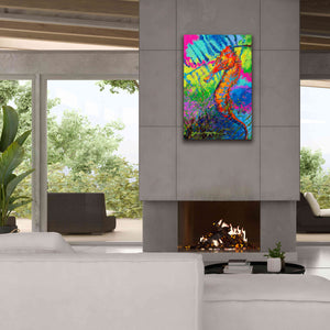 'Miniature Majesty of the Ocean Orange Caribbe' by Jace D McTier, Giclee Canvas Wall Art,26 x 40