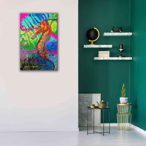 'Miniature Majesty of the Ocean Orange Caribbe' by Jace D McTier, Giclee Canvas Wall Art,26 x 40