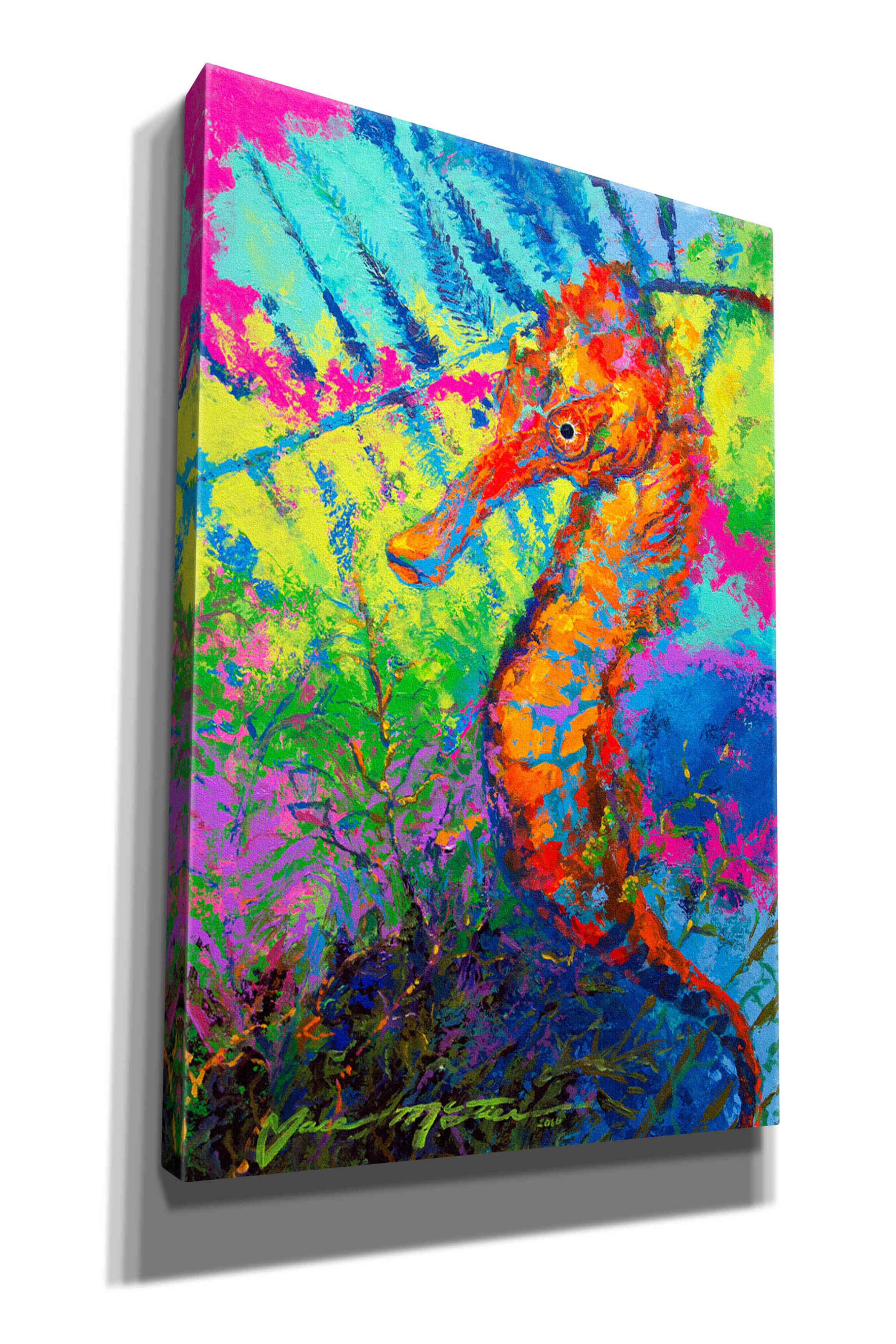 'Miniature Majesty of the Ocean Orange Caribbe' by Jace D McTier, Giclee Canvas Wall Art