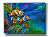 'The First Date Smiling Clownfish' by Jace D McTier, Giclee Canvas Wall Art