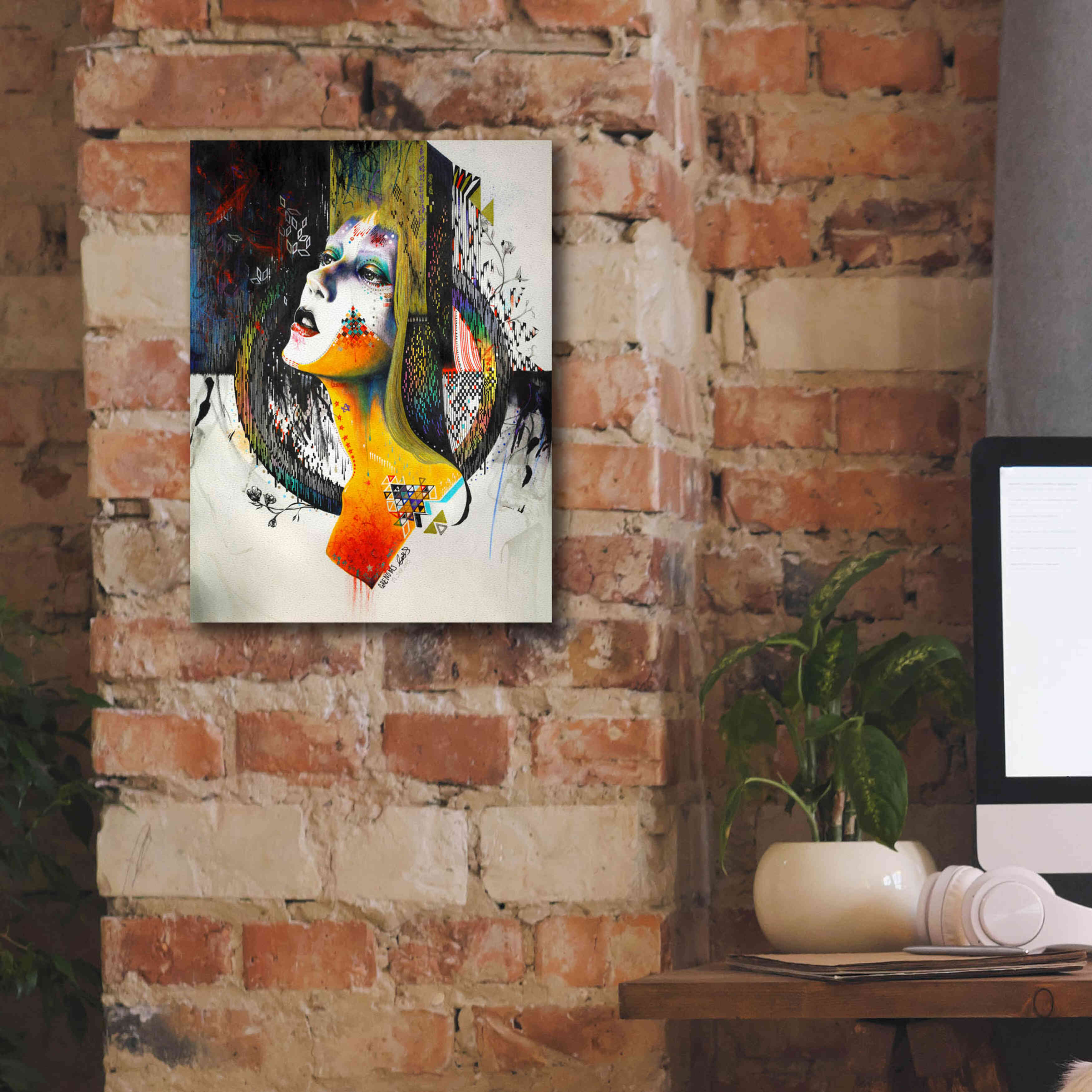 'Between Hope And Despair' by MinJae, Giclee Canvas Wall Art,12 x 16