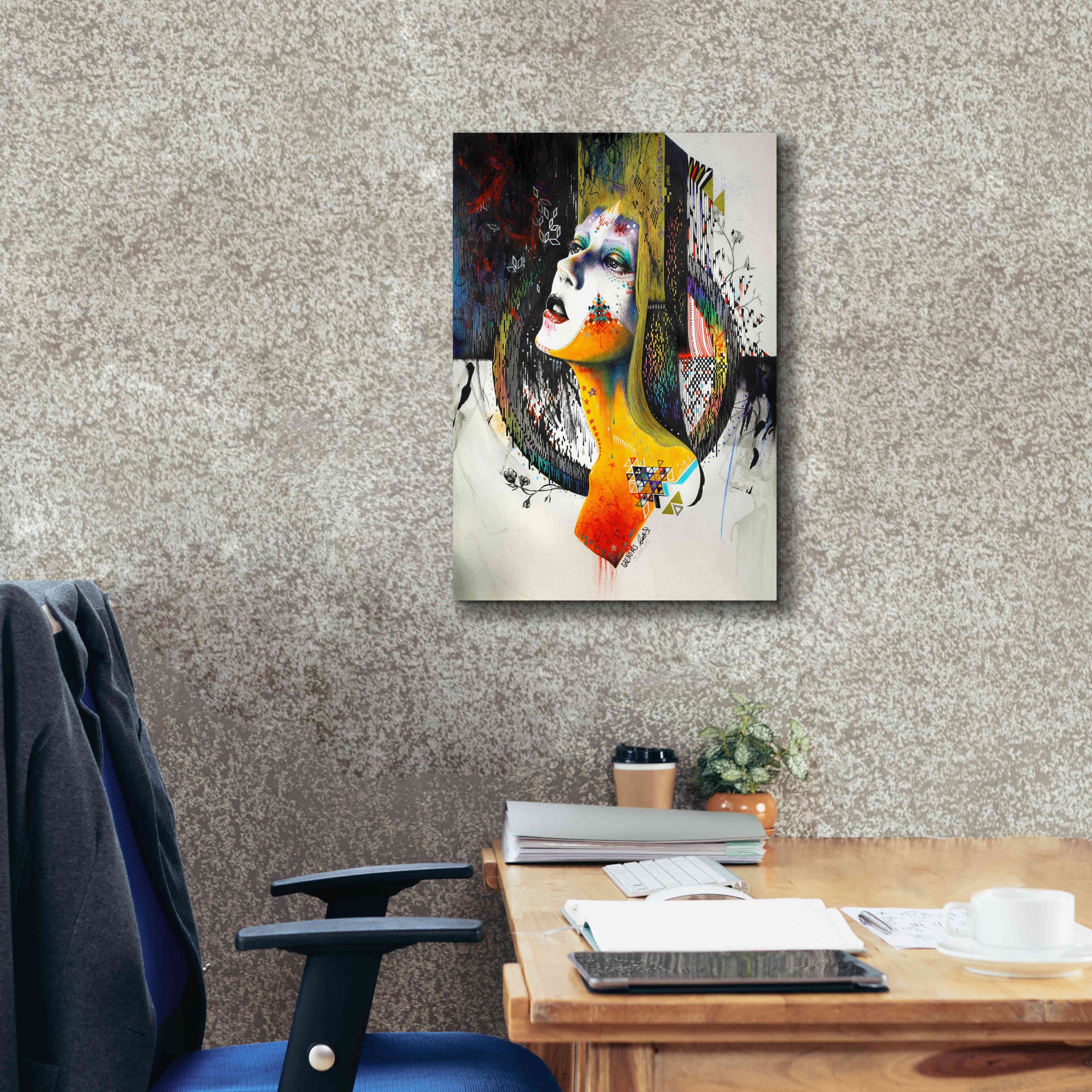 'Between Hope And Despair' by MinJae, Giclee Canvas Wall Art,18 x 26