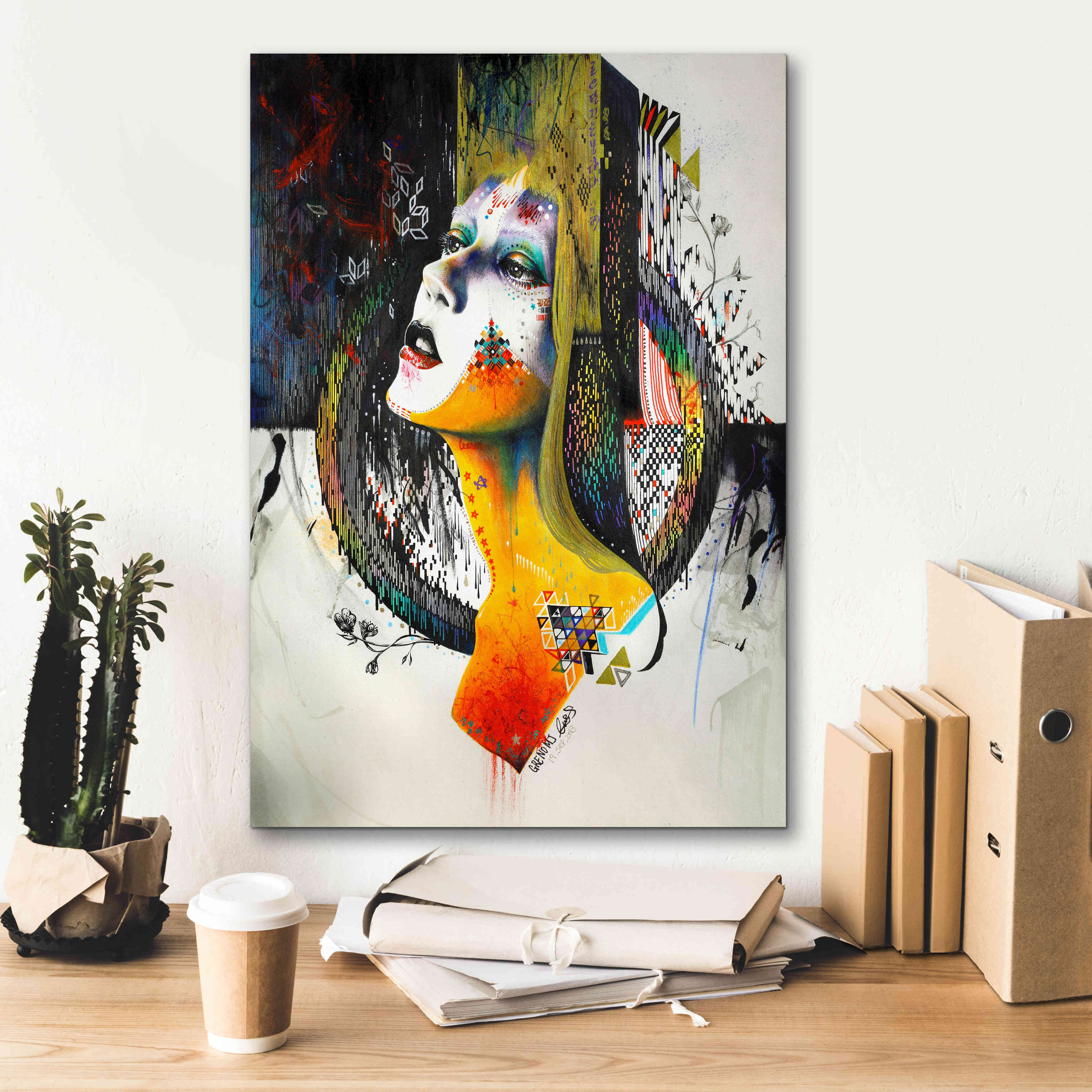 'Between Hope And Despair' by MinJae, Giclee Canvas Wall Art,18 x 26