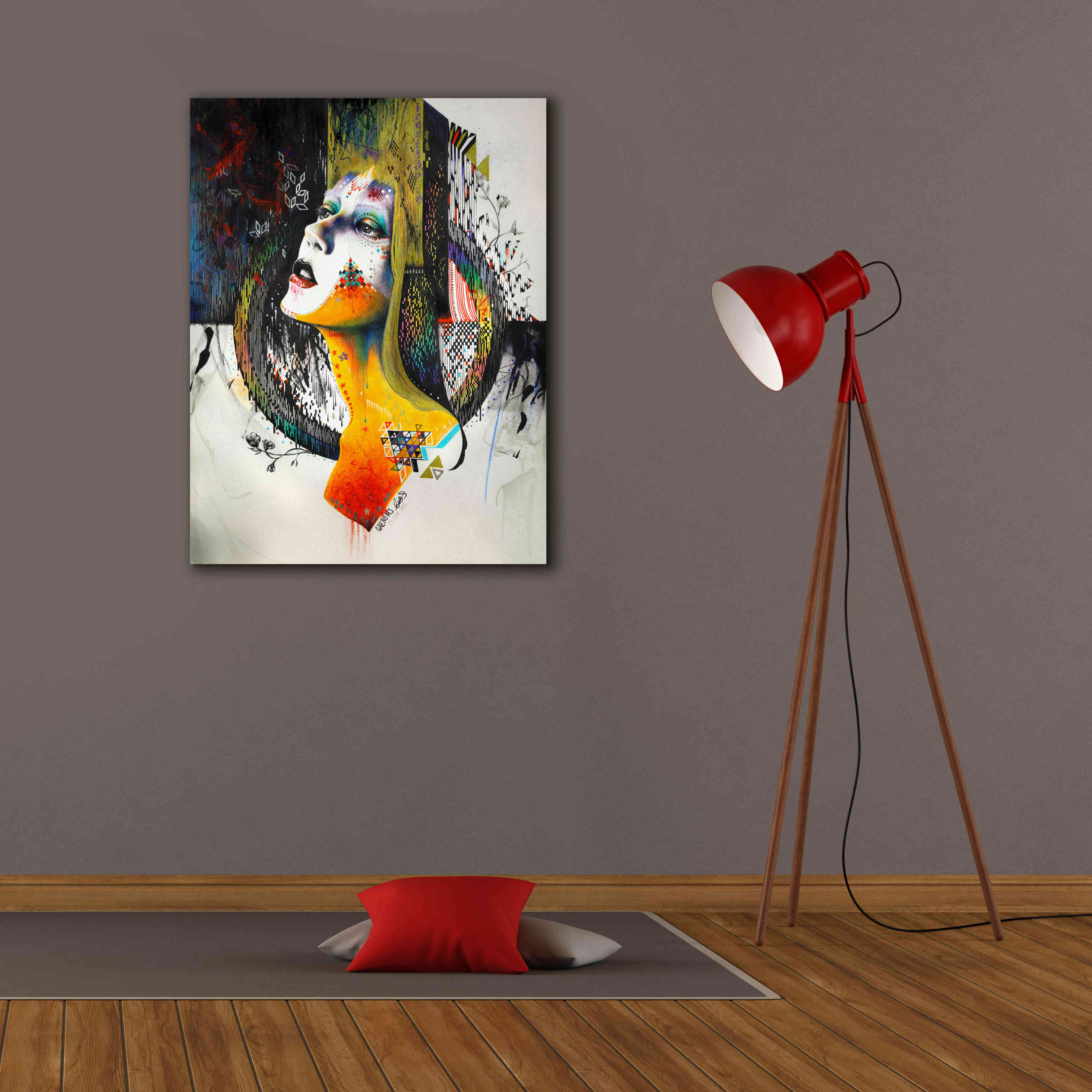 'Between Hope And Despair' by MinJae, Giclee Canvas Wall Art,26 x 34
