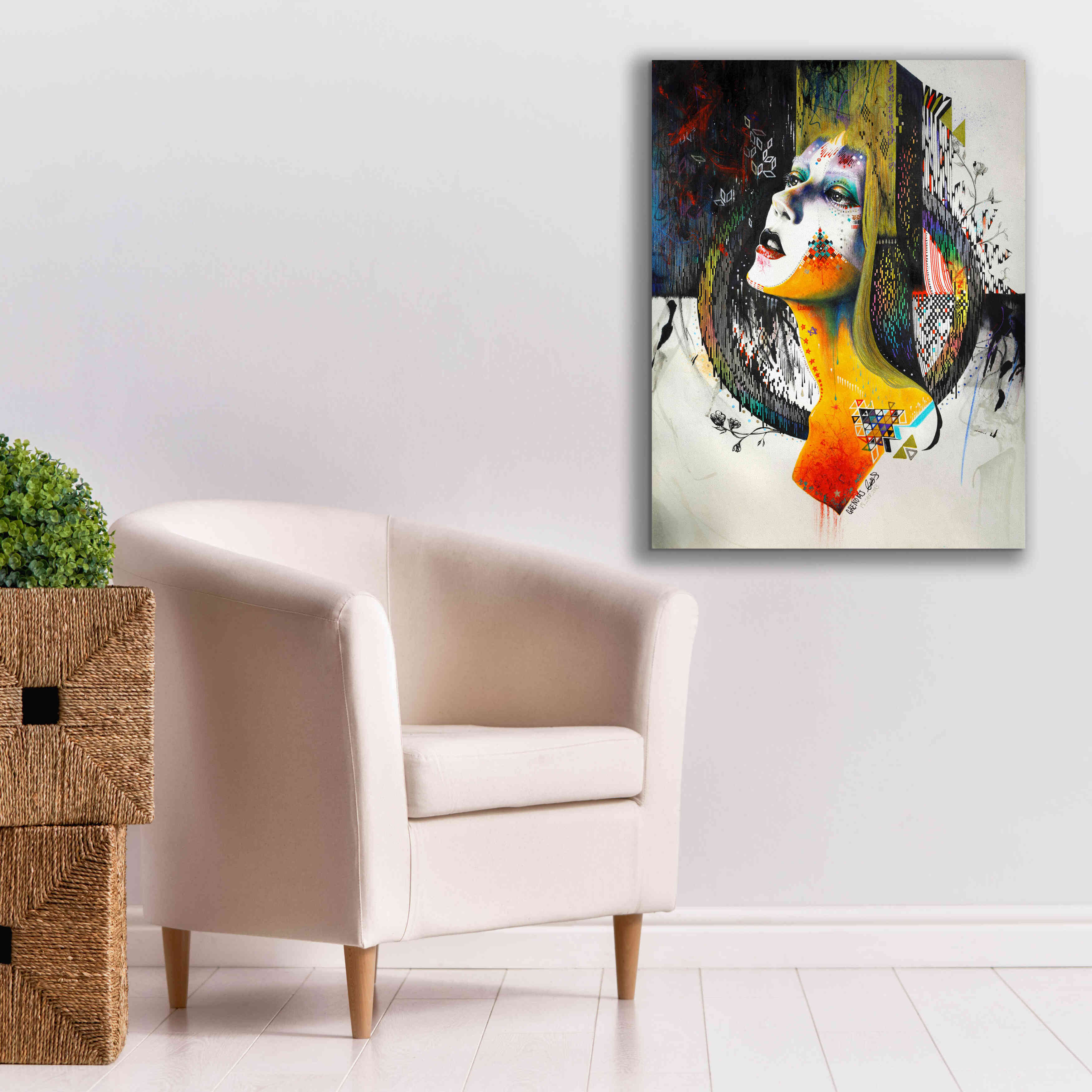 'Between Hope And Despair' by MinJae, Giclee Canvas Wall Art,26 x 34
