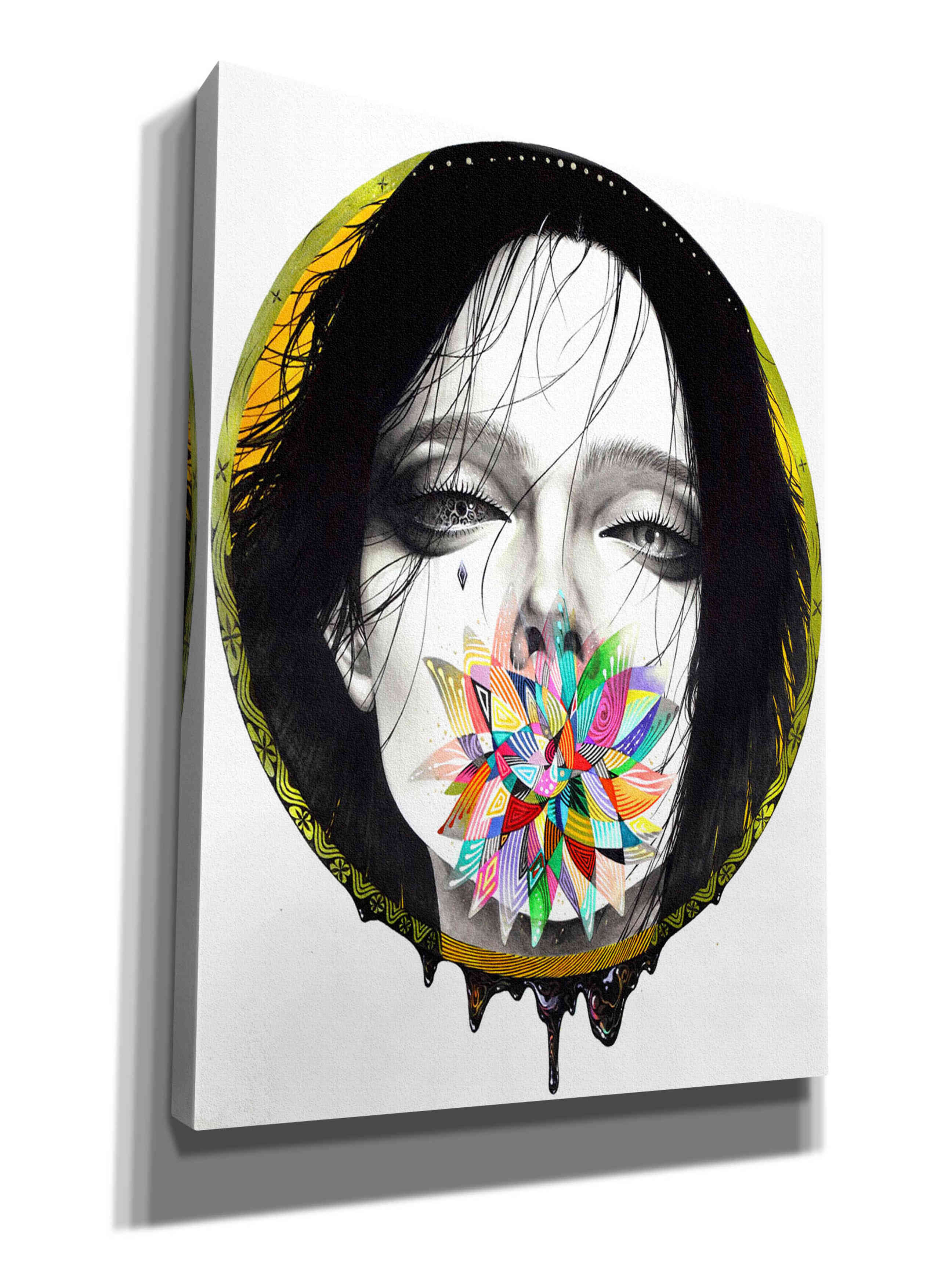 'Black Blossom' by MinJae, Giclee Canvas Wall Art