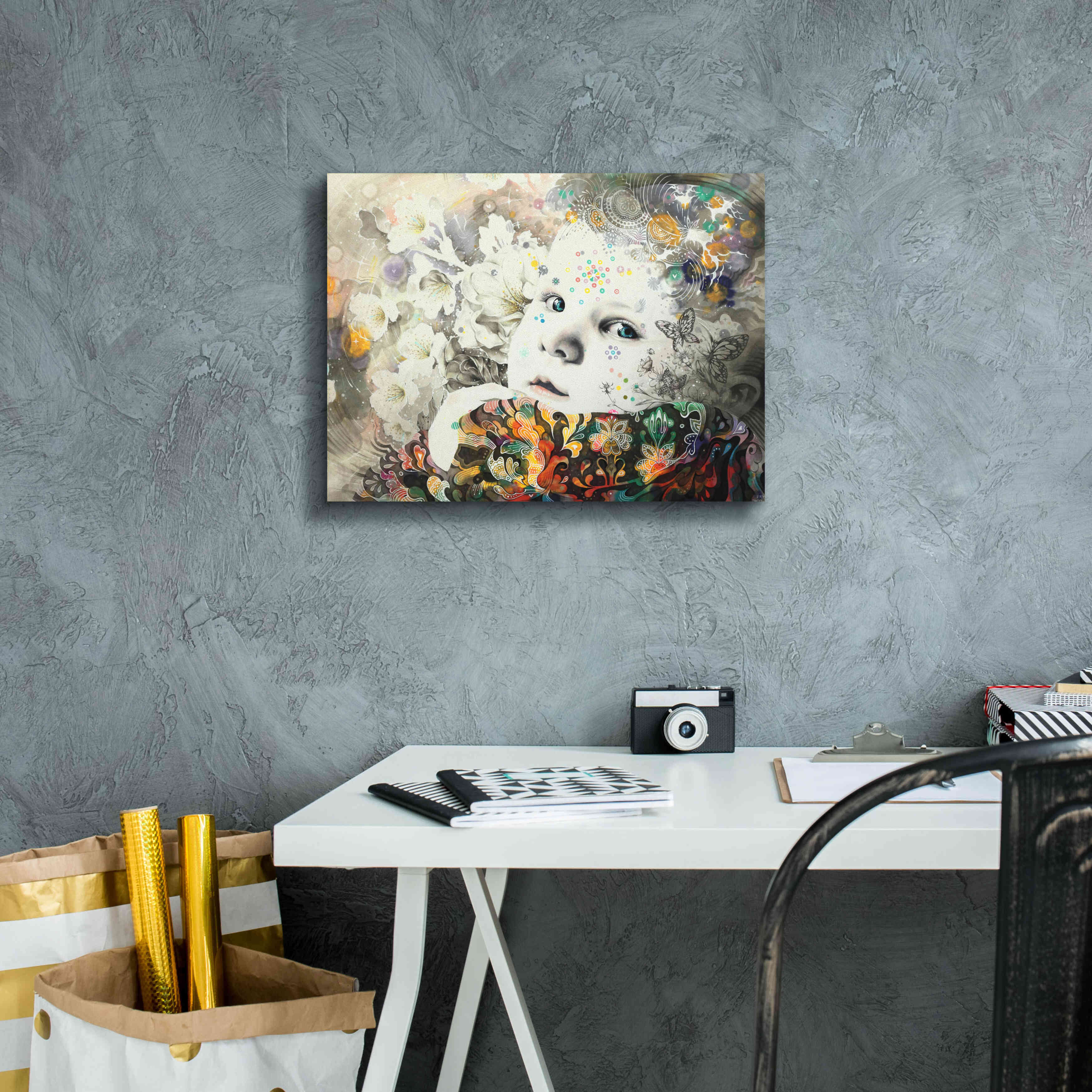 'Blooming' by MinJae, Giclee Canvas Wall Art,16 x 12