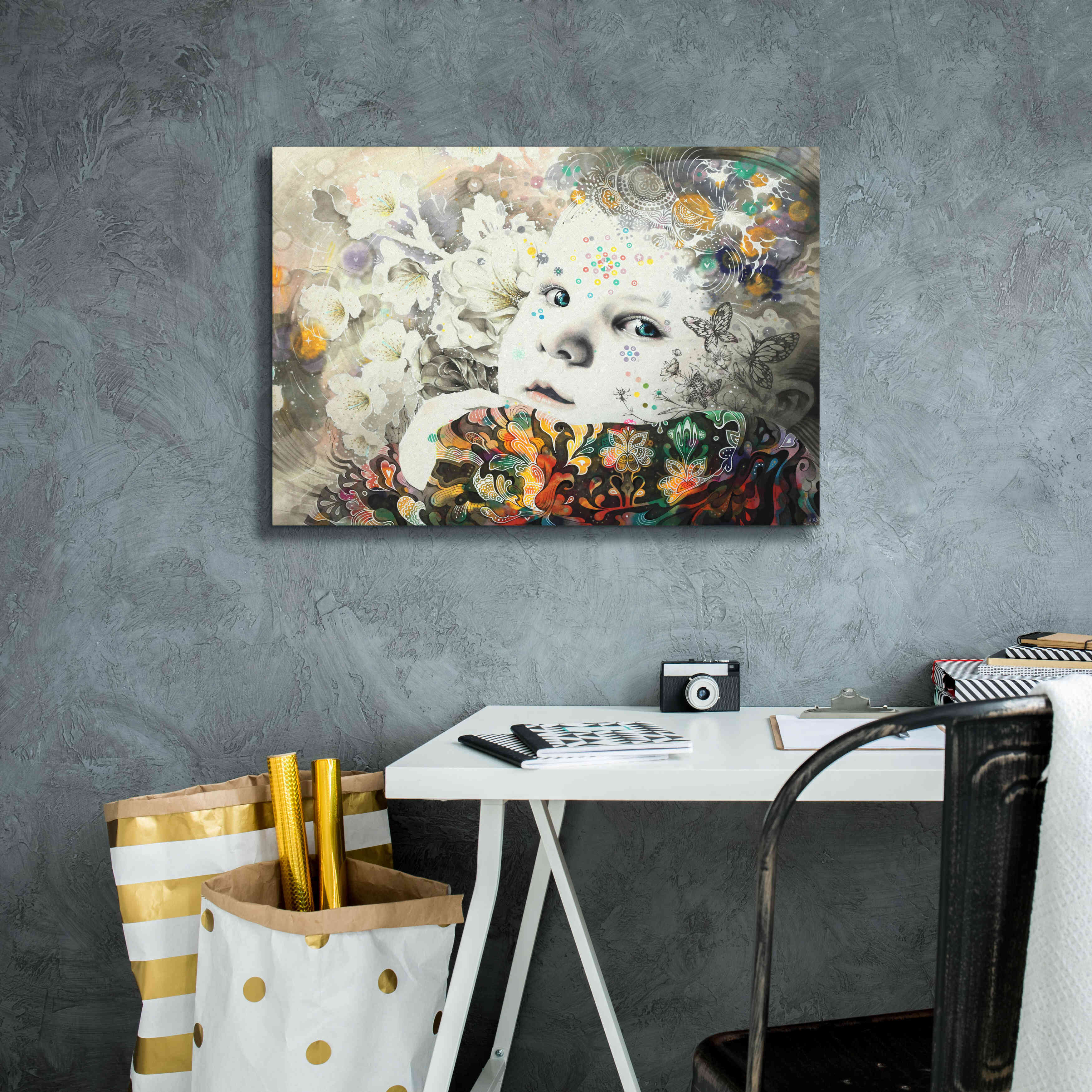 'Blooming' by MinJae, Giclee Canvas Wall Art,26 x 18