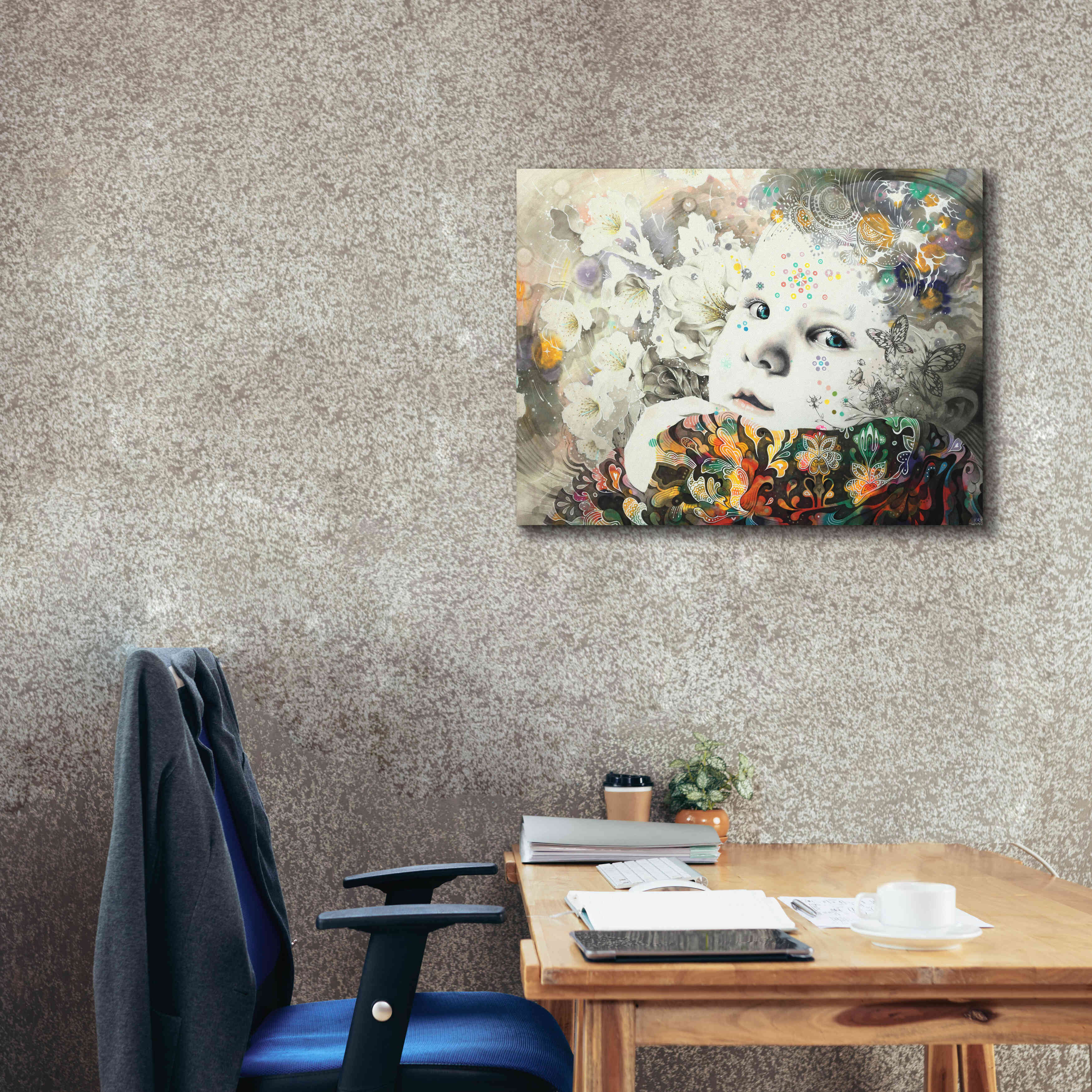 'Blooming' by MinJae, Giclee Canvas Wall Art,34 x 26