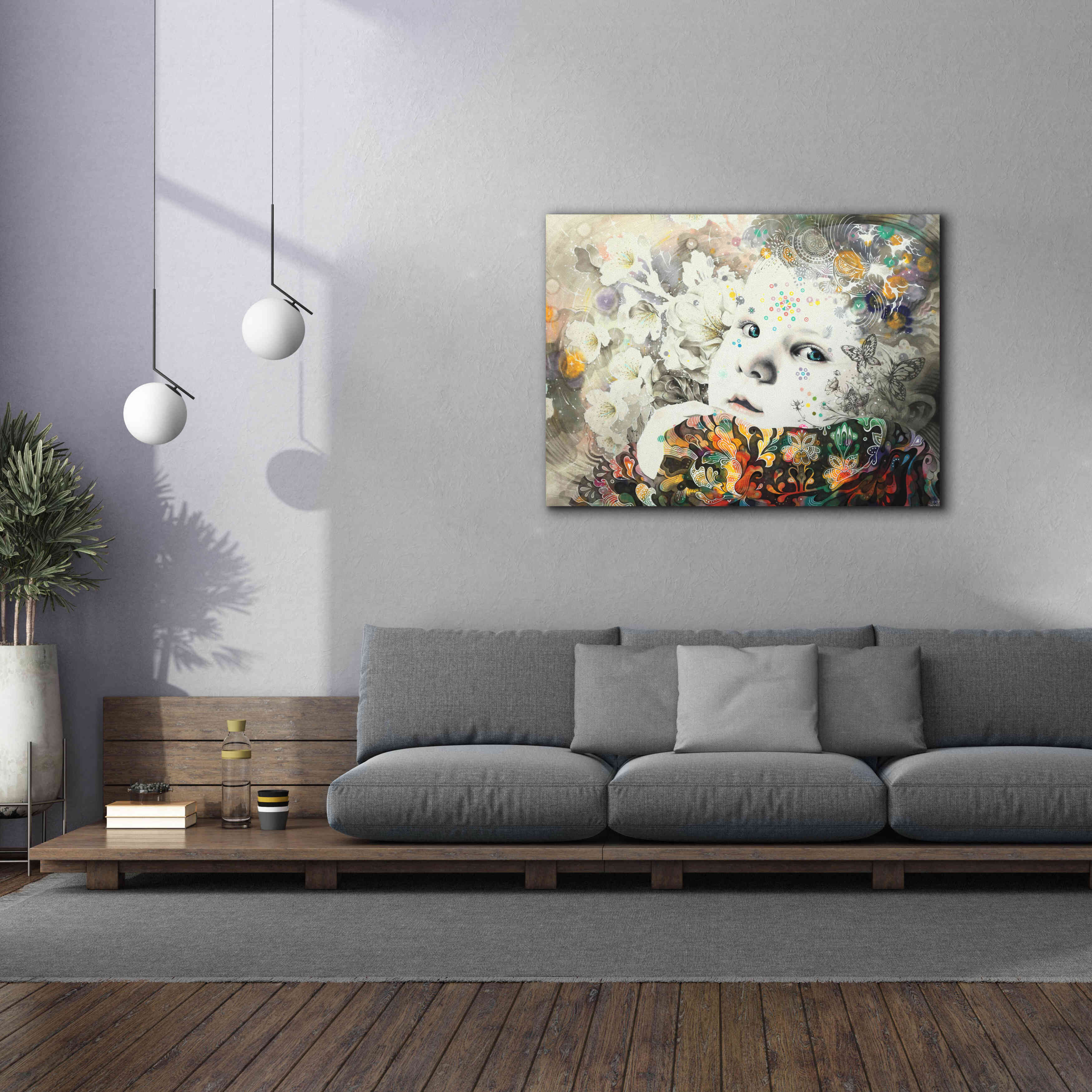 'Blooming' by MinJae, Giclee Canvas Wall Art,54 x 40