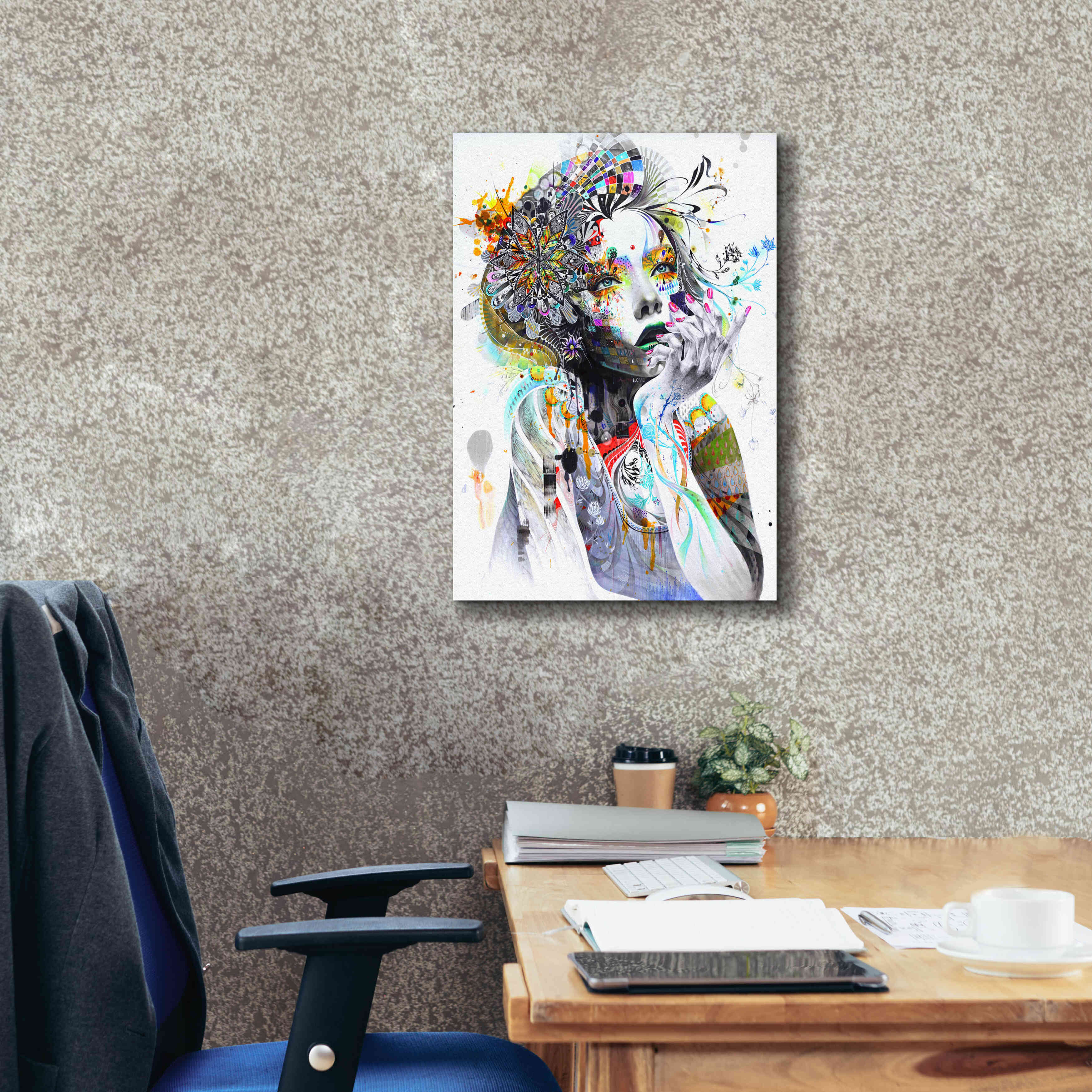 'Circulation' by MinJae, Giclee Canvas Wall Art,18 x 26