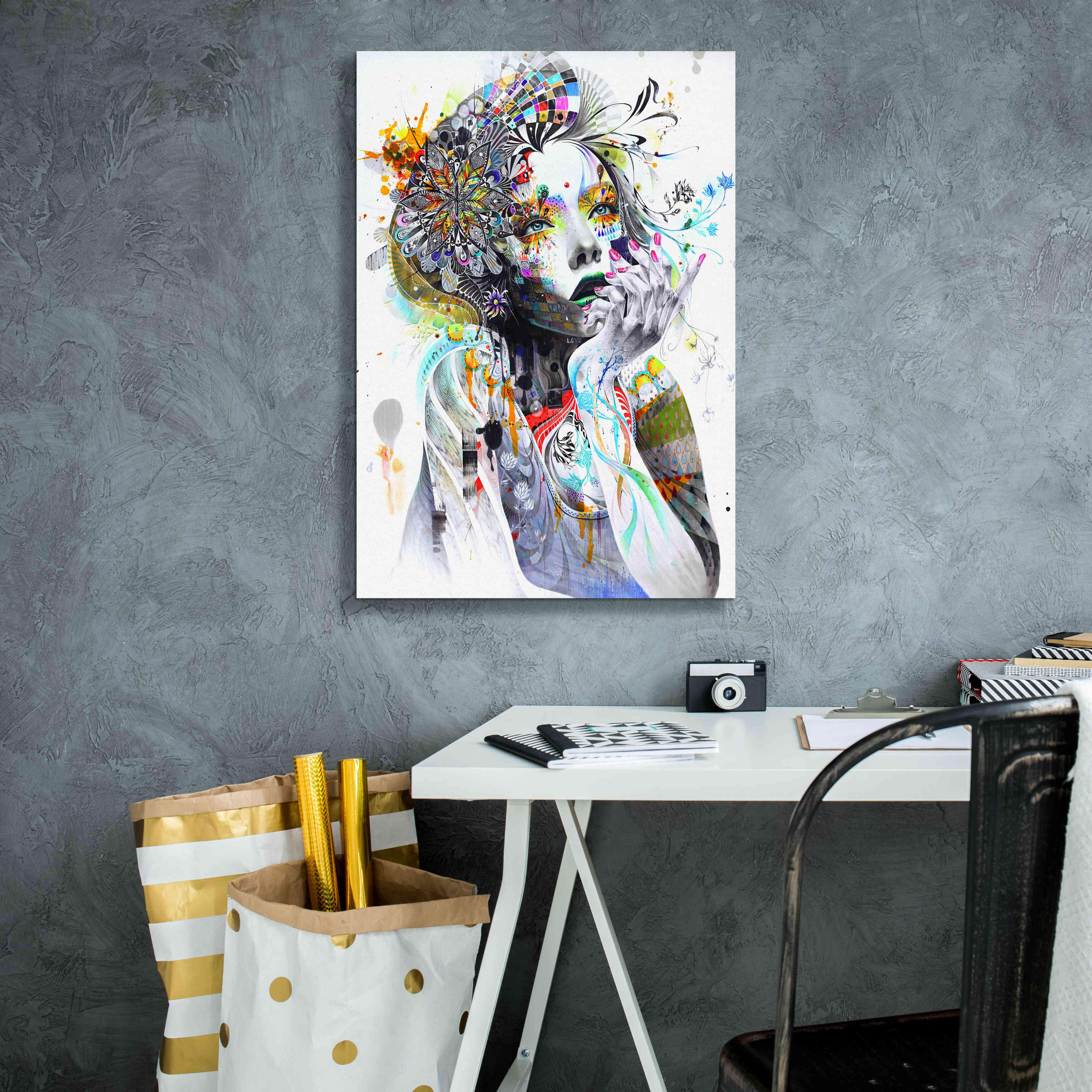 'Circulation' by MinJae, Giclee Canvas Wall Art,18 x 26